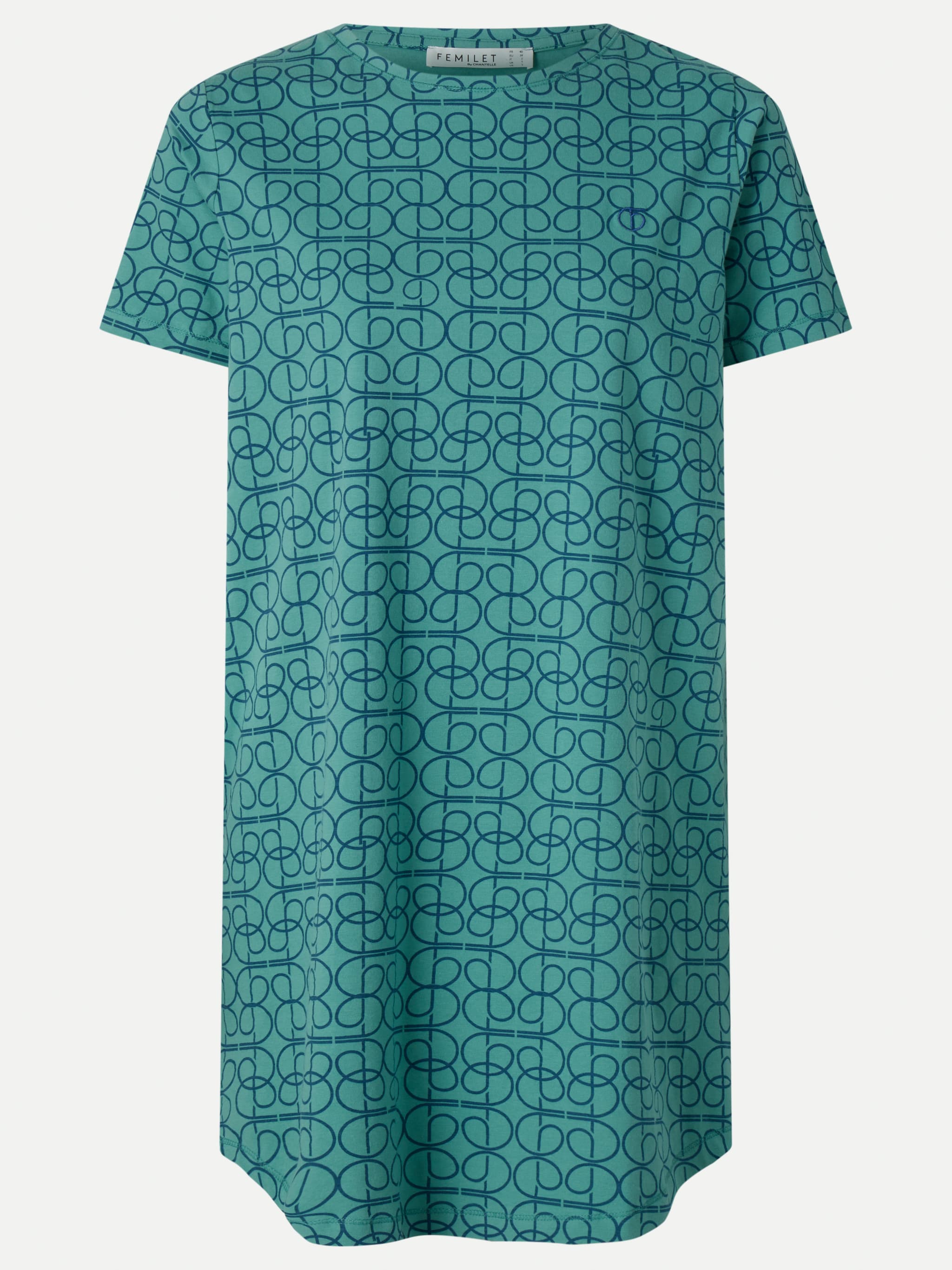 Natkjole - Blue Arabesque