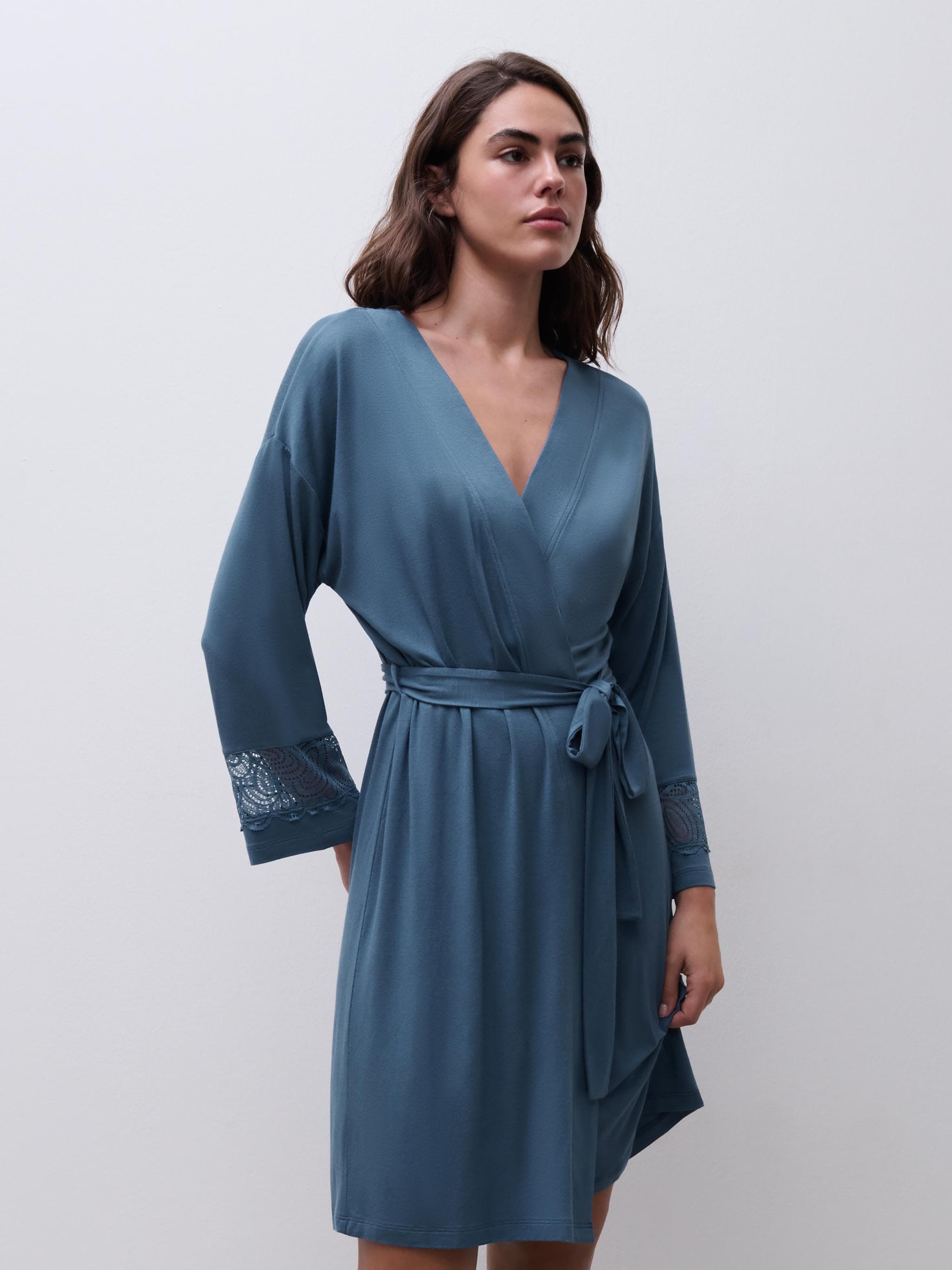Josie Kimono - Jeans Blue