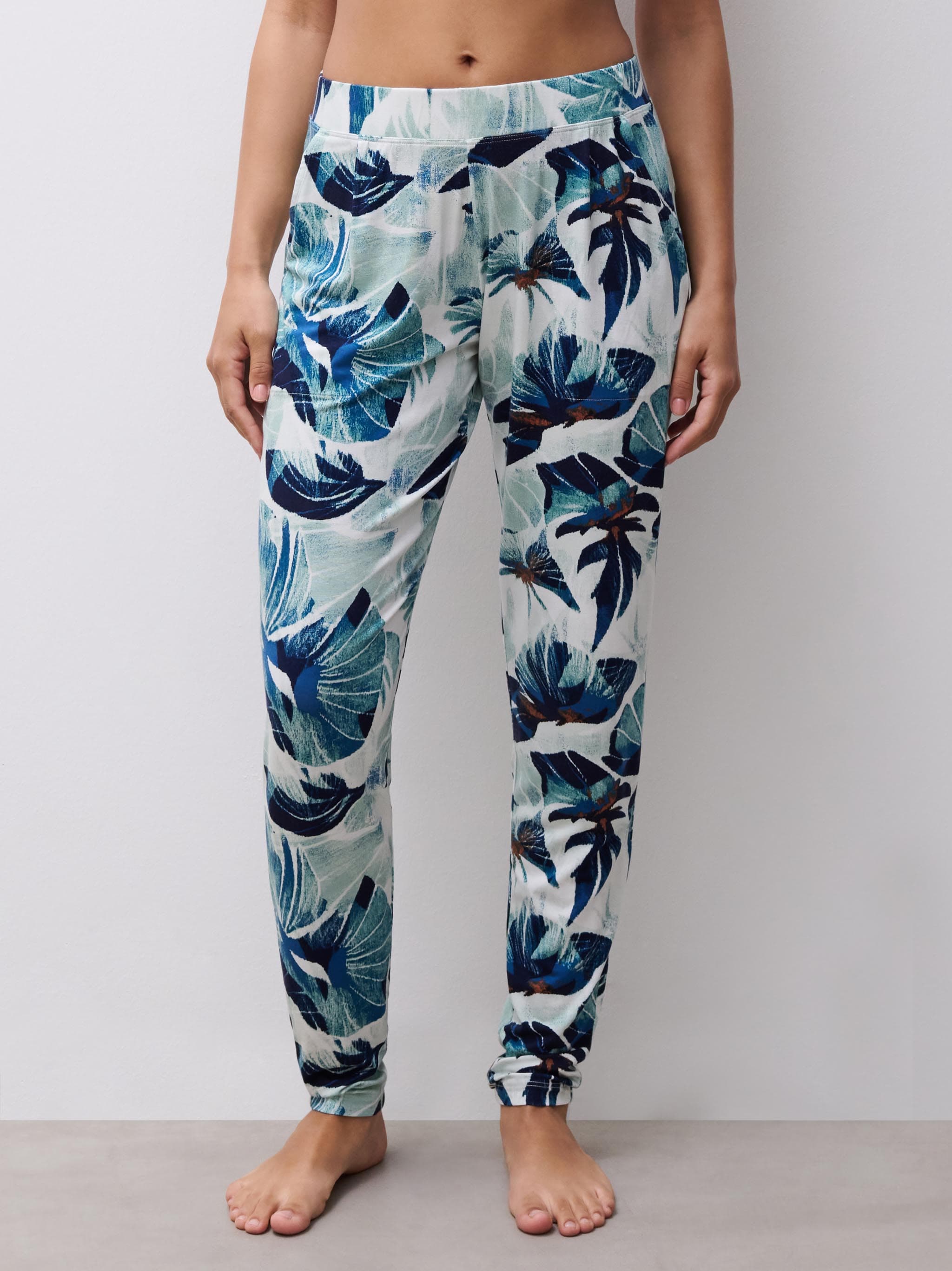 Lange bukser - Blue Shade Flowers