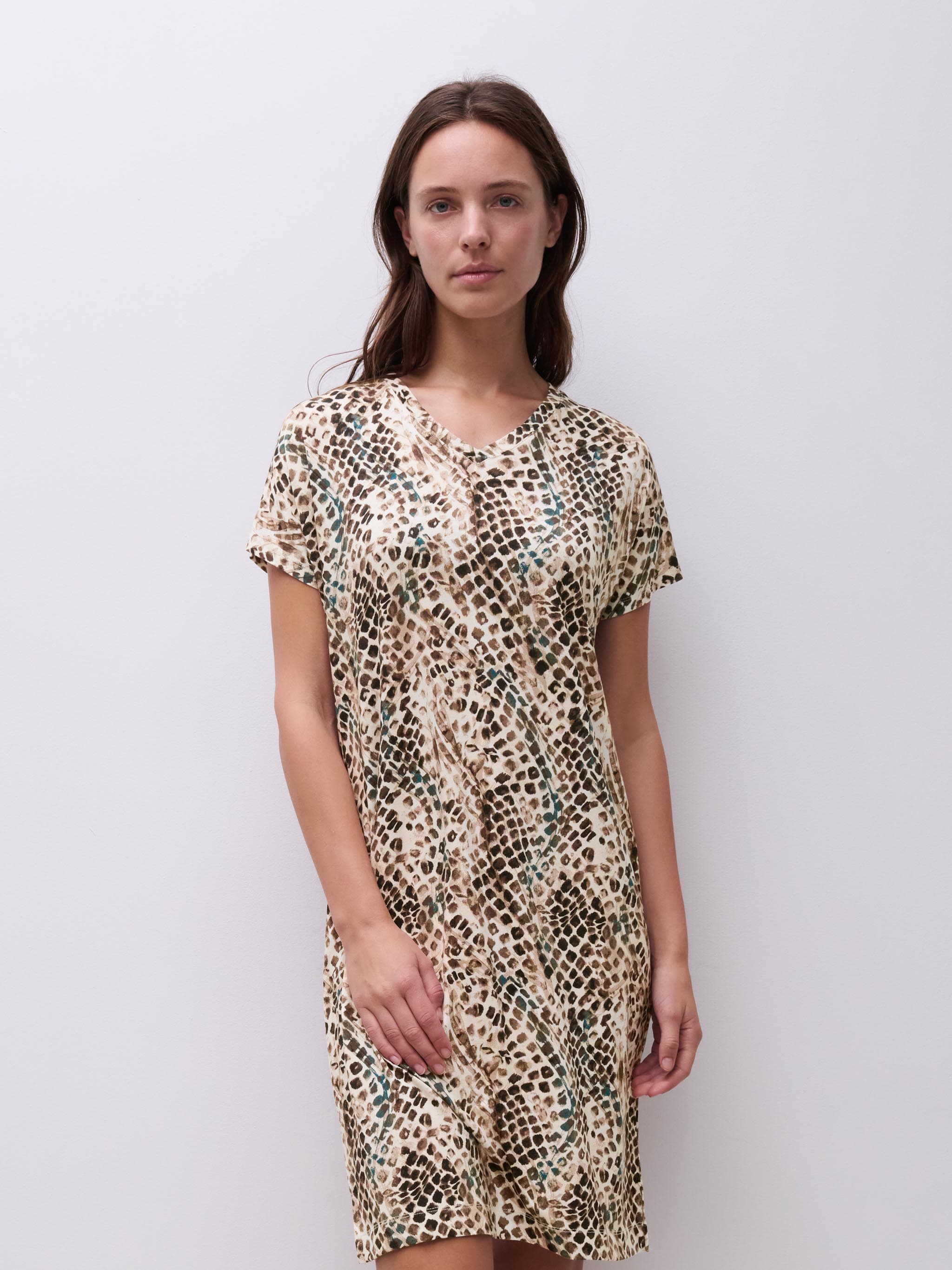 Natkjole - Reptile Print