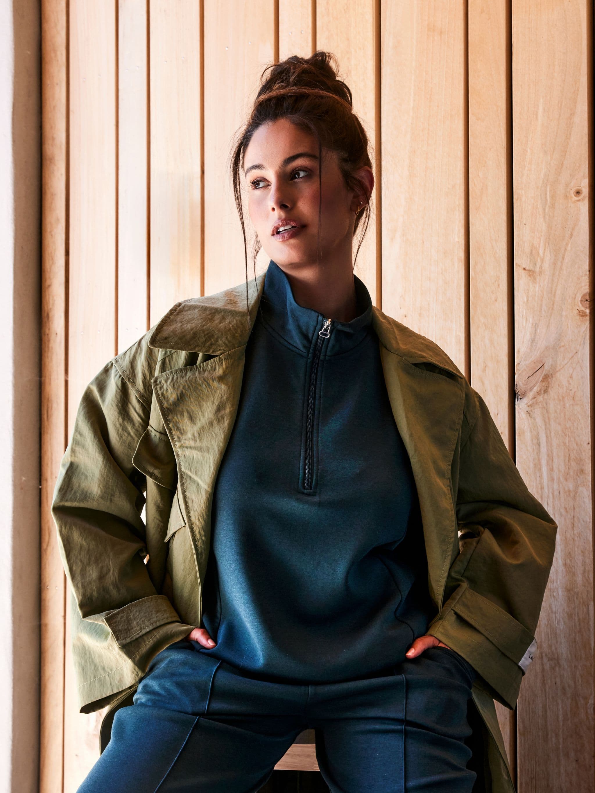Langærmet sweater
