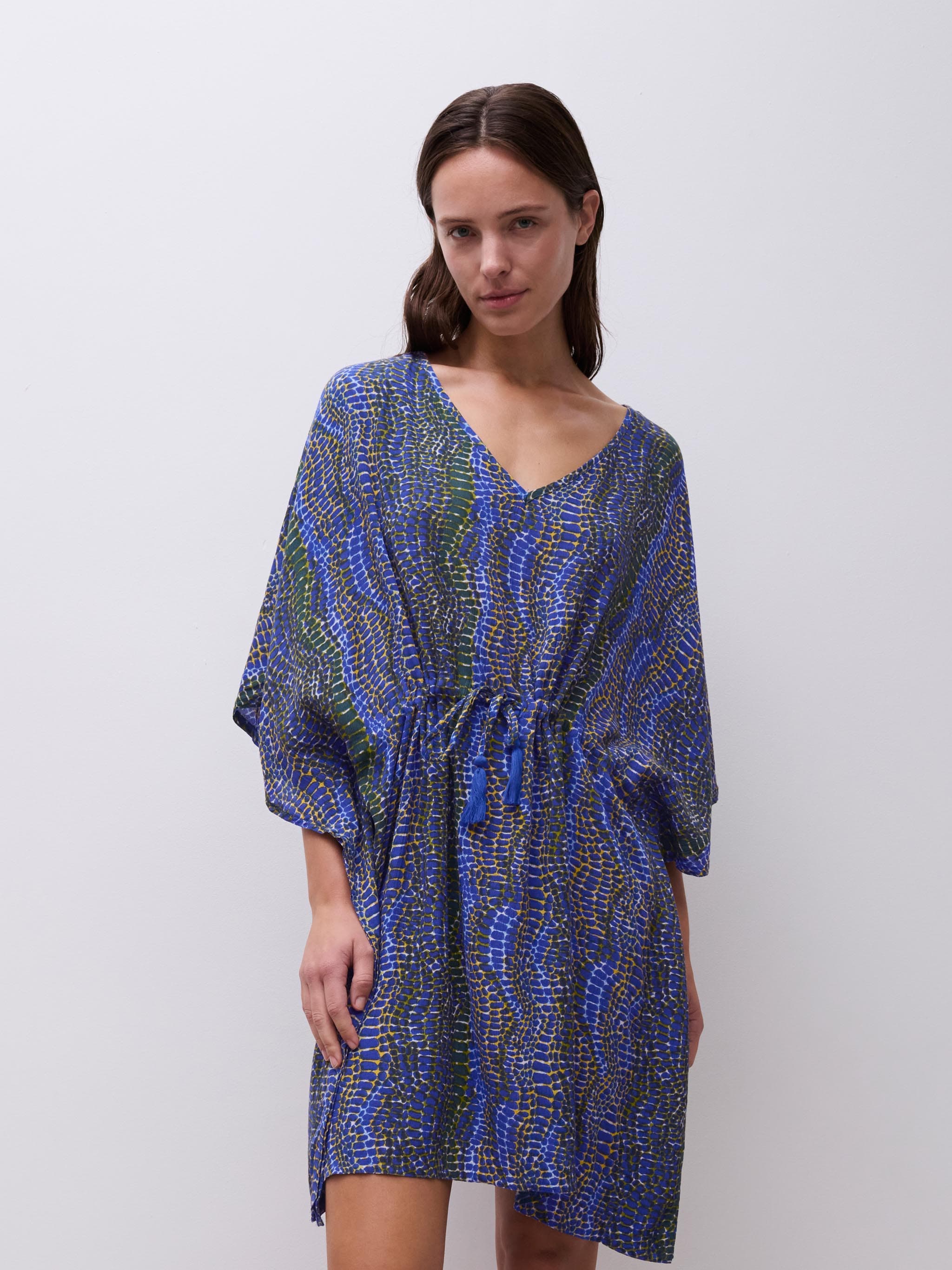 Strandkjole - Blue snake