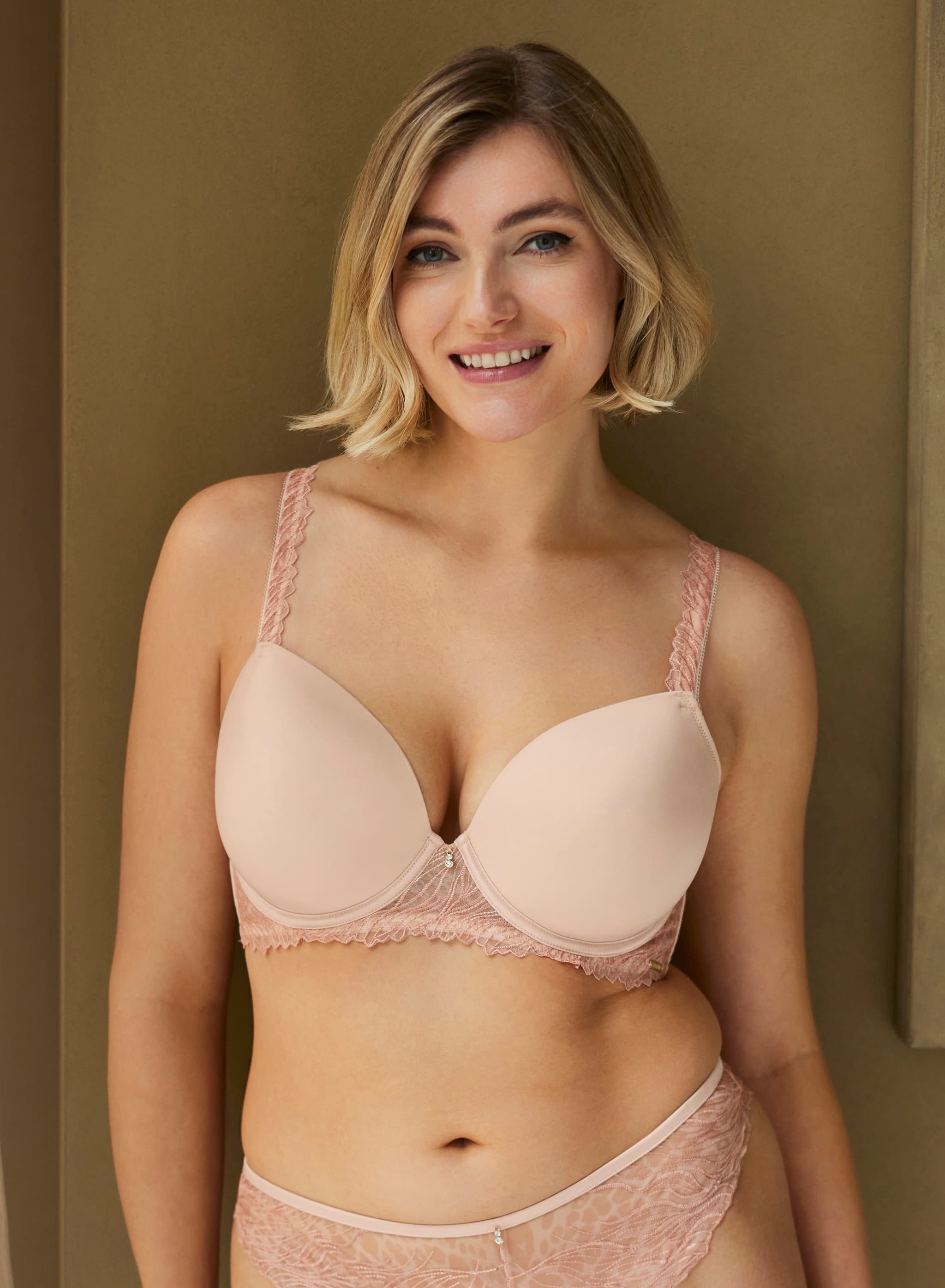 Forformet BH Donna - Peach Animal