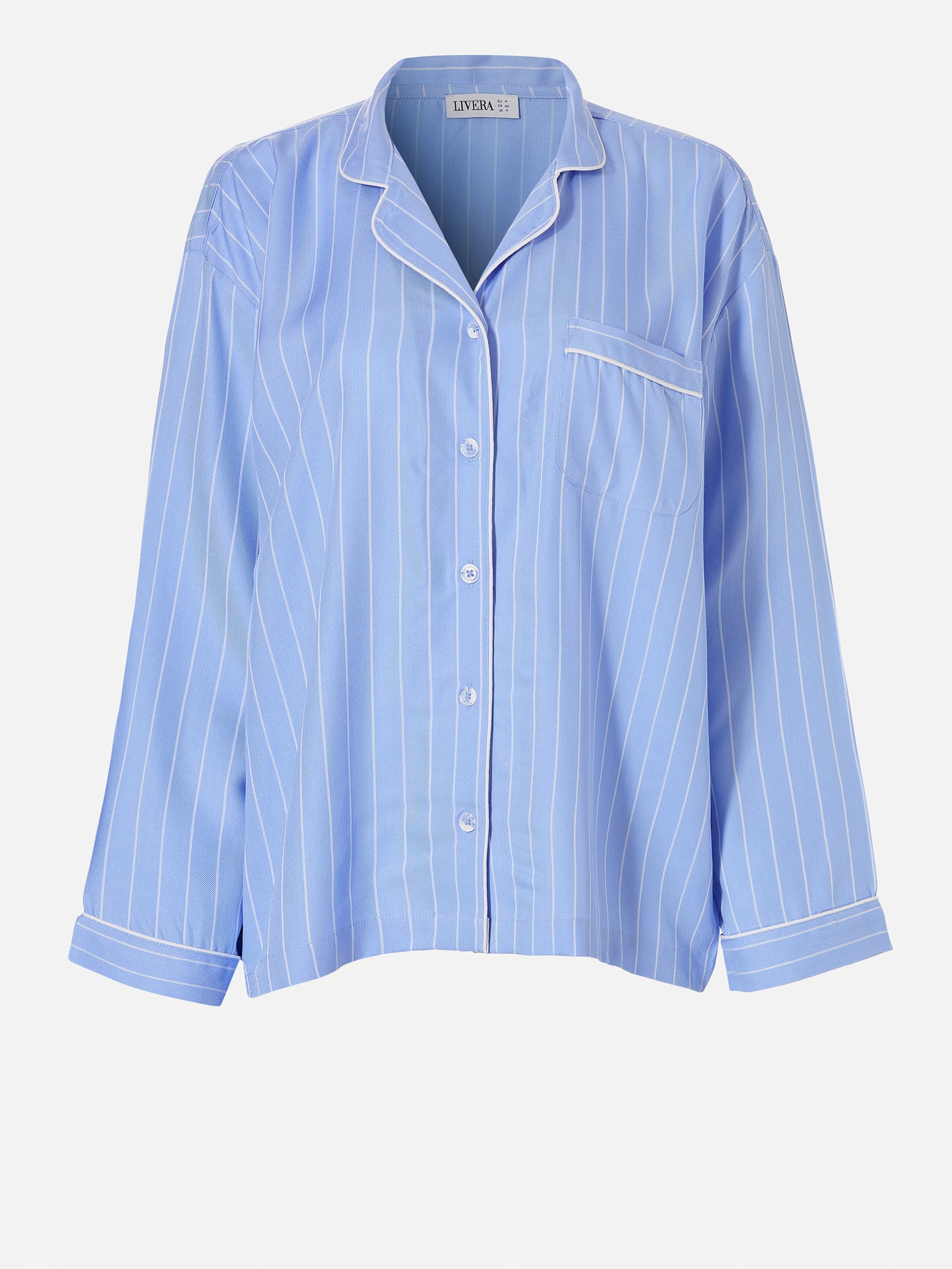 Laurel top - Blue lines