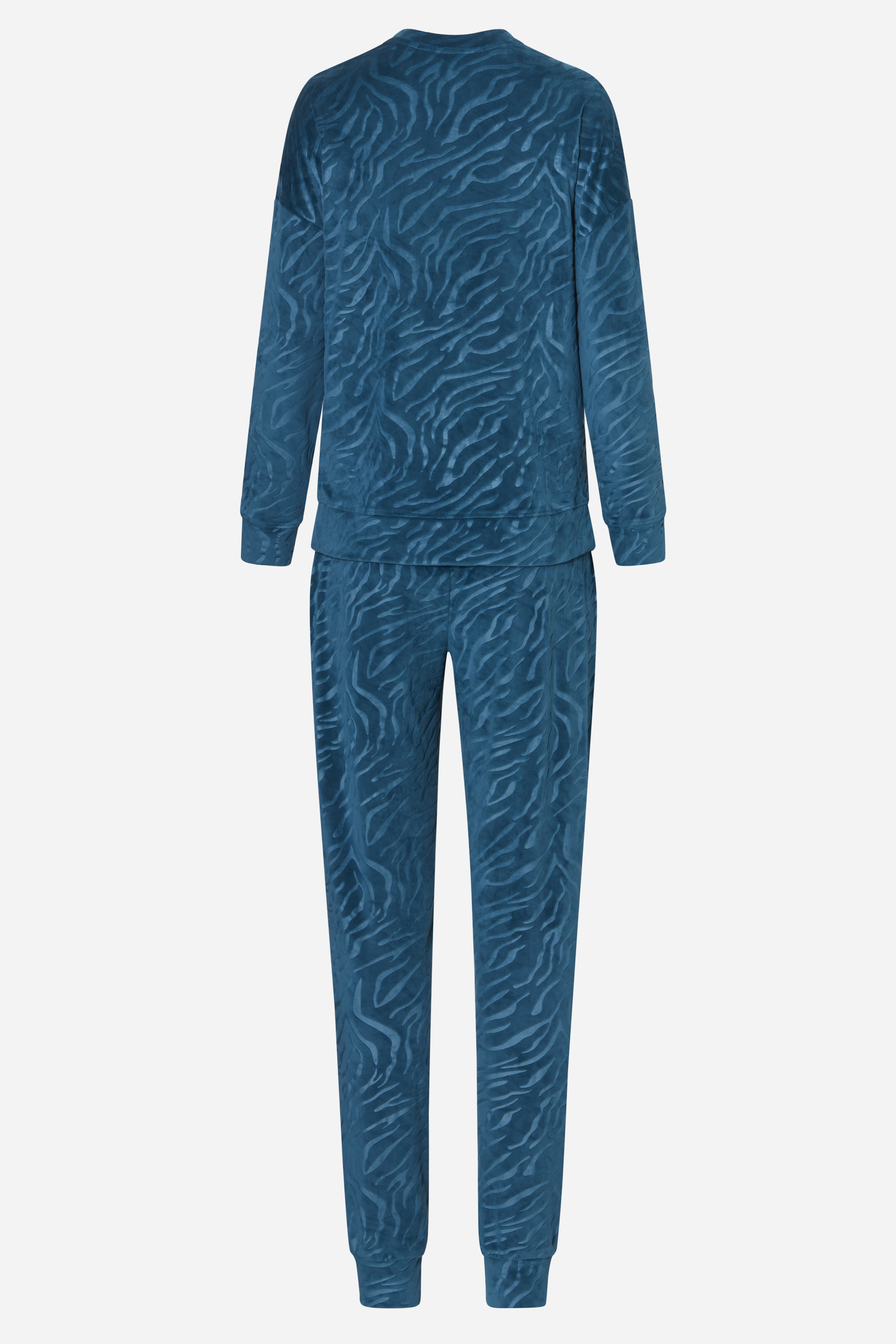 Langærmet pyjamas - Oriental Green
