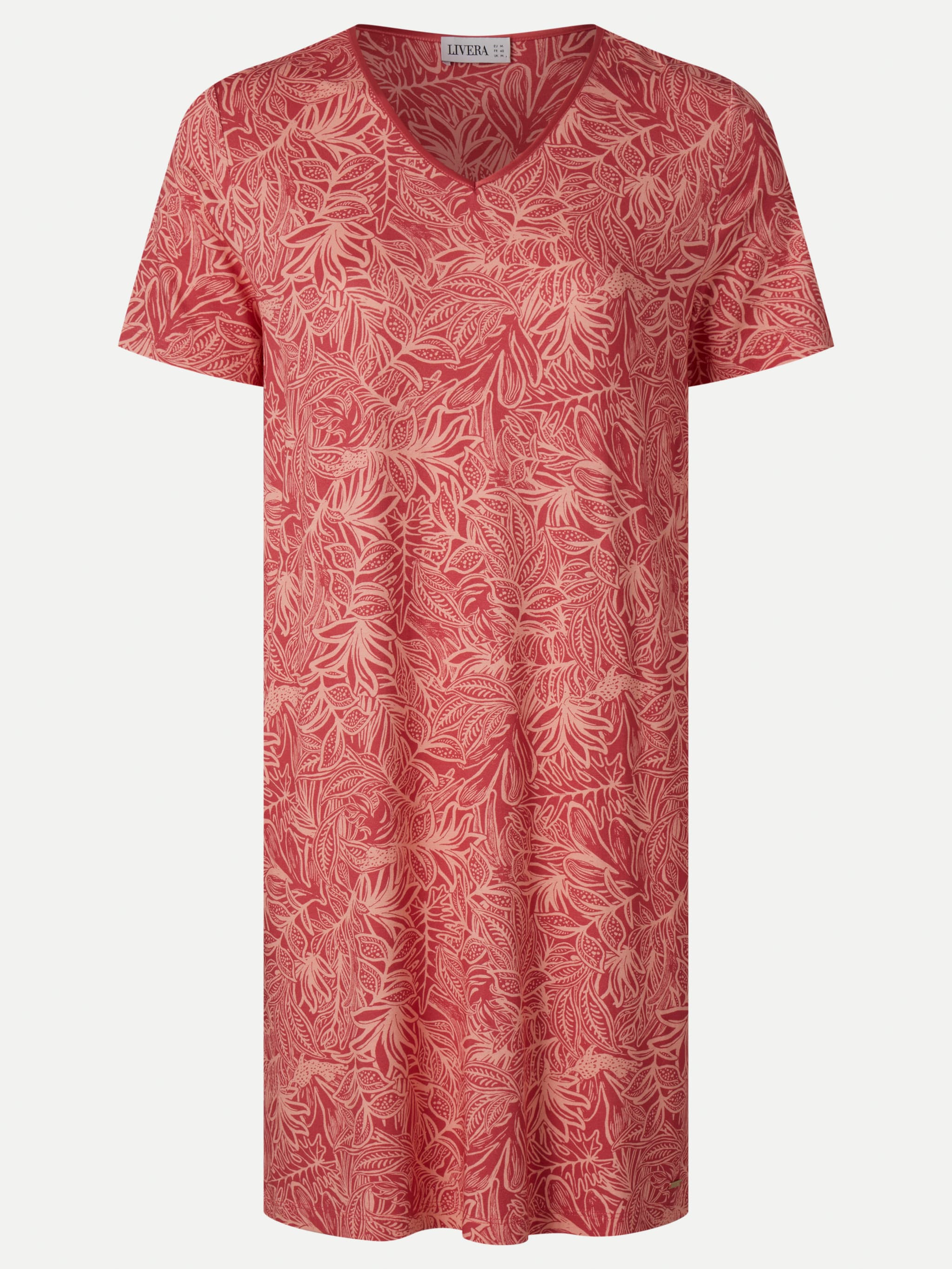 Kortærmet natkjole - Pink Jungle