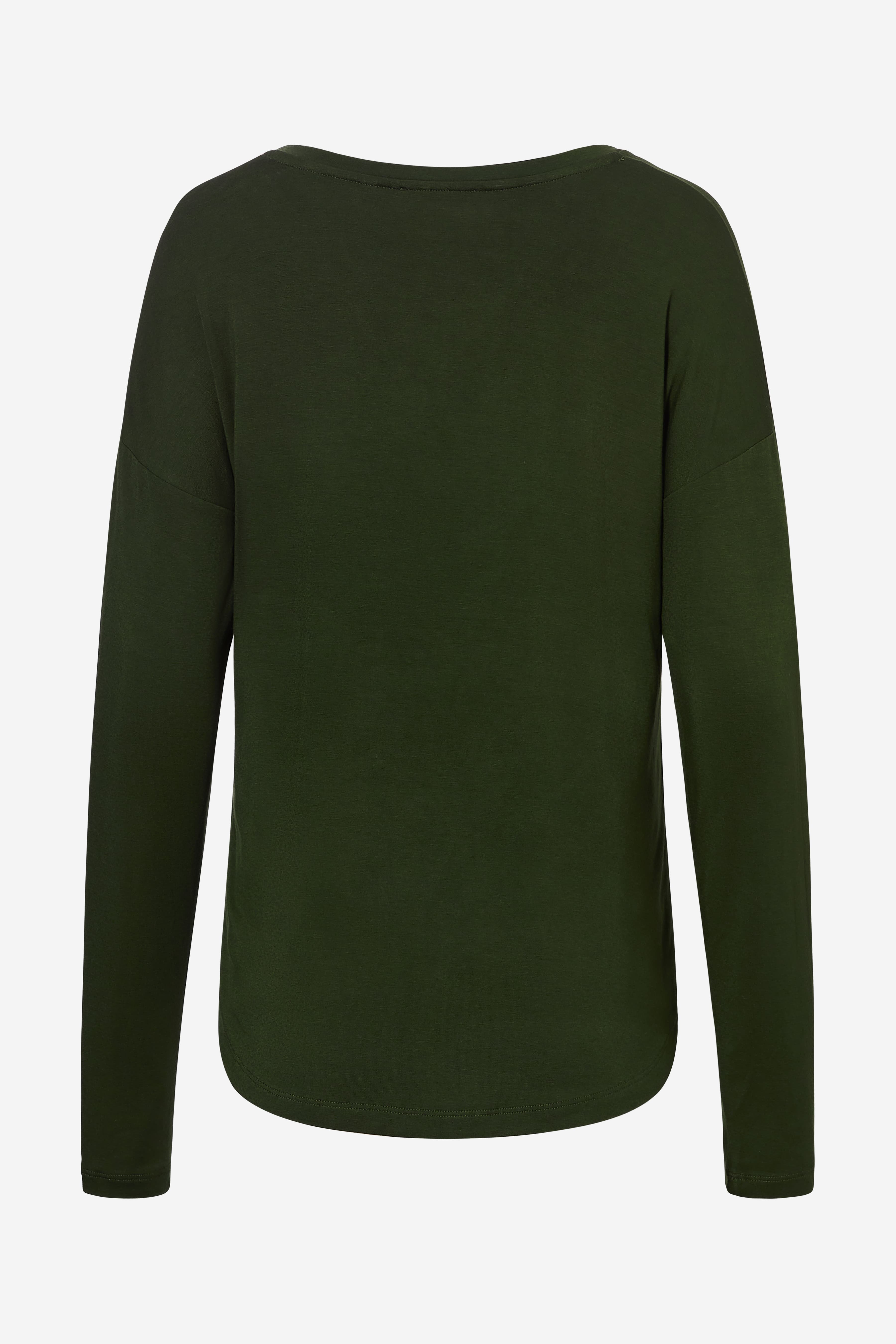Top med lange ærmer - Kombu Green