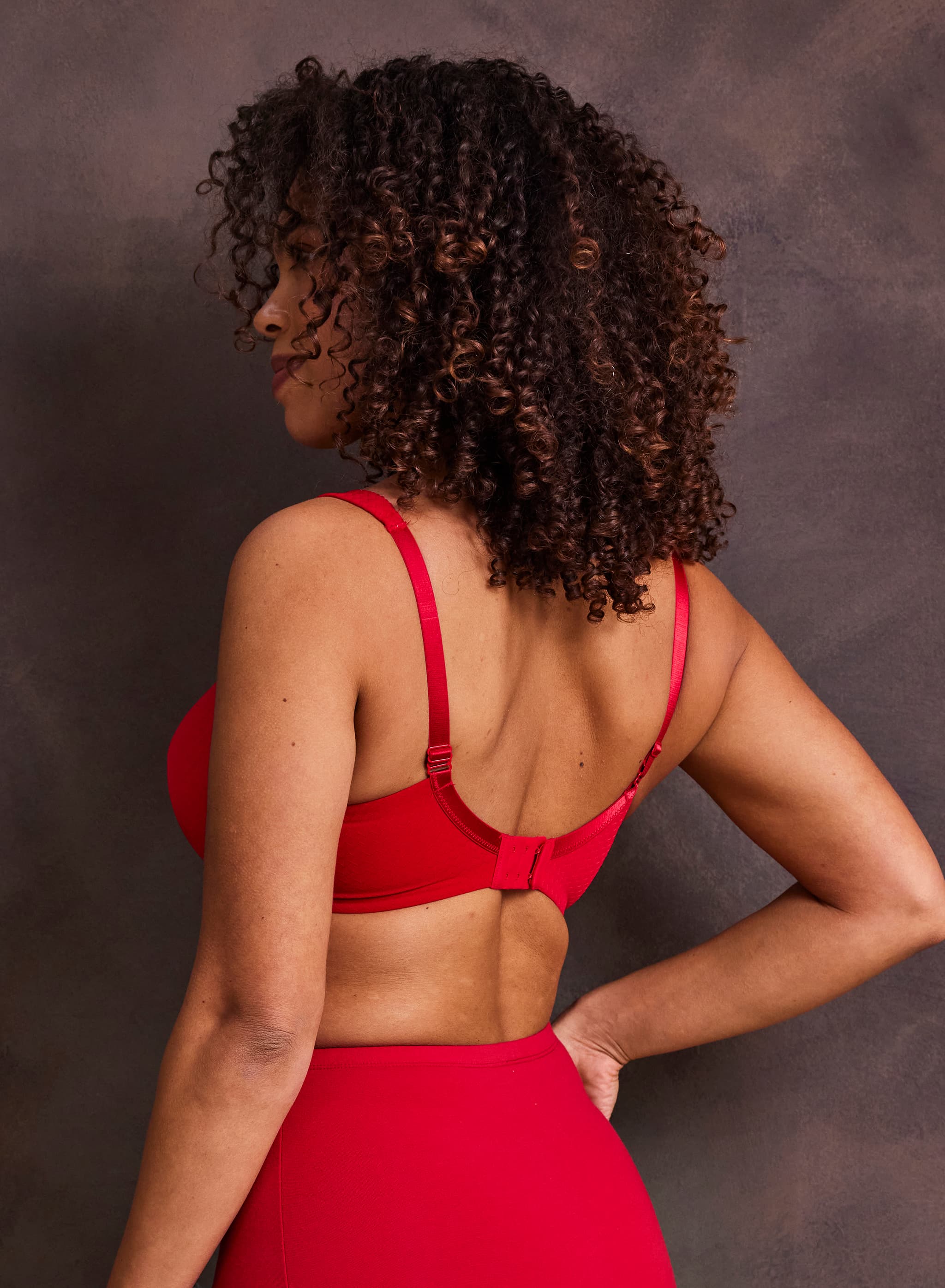 Forformet Lindsey BH - Poppy Red