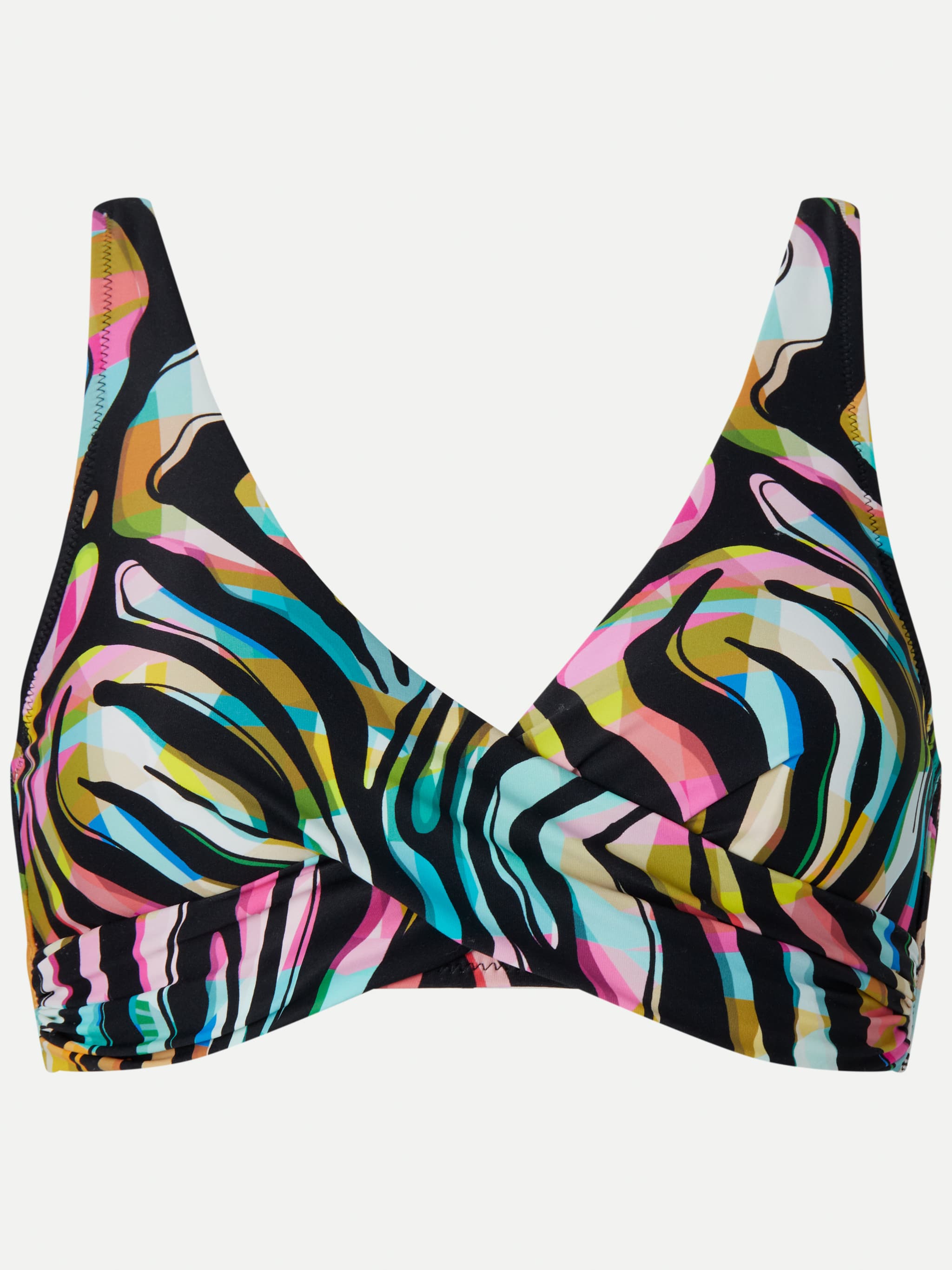 Uforede bikinitoppe - Colored zebra