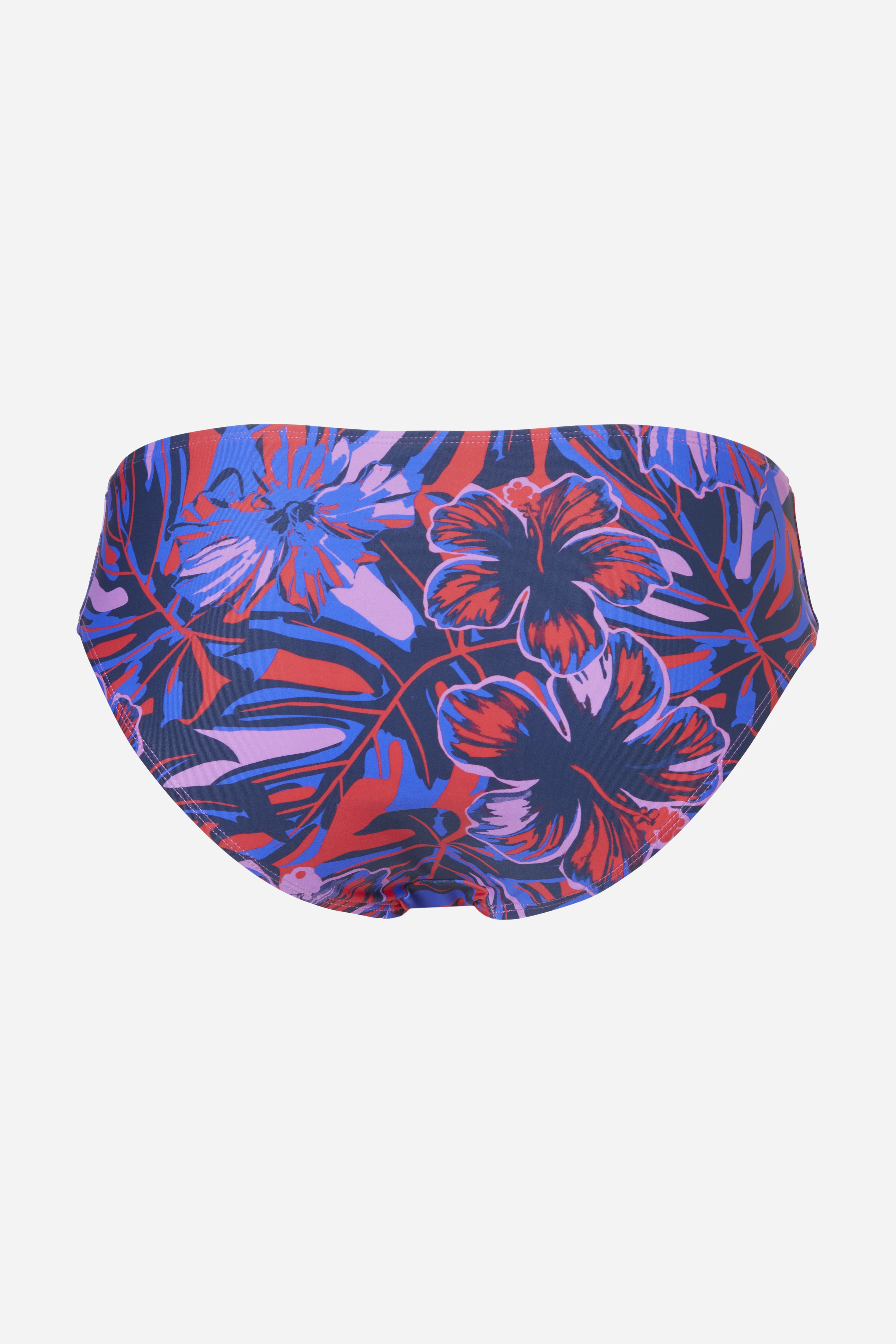 Mid Bikini-underdel - Orange hibiscus
