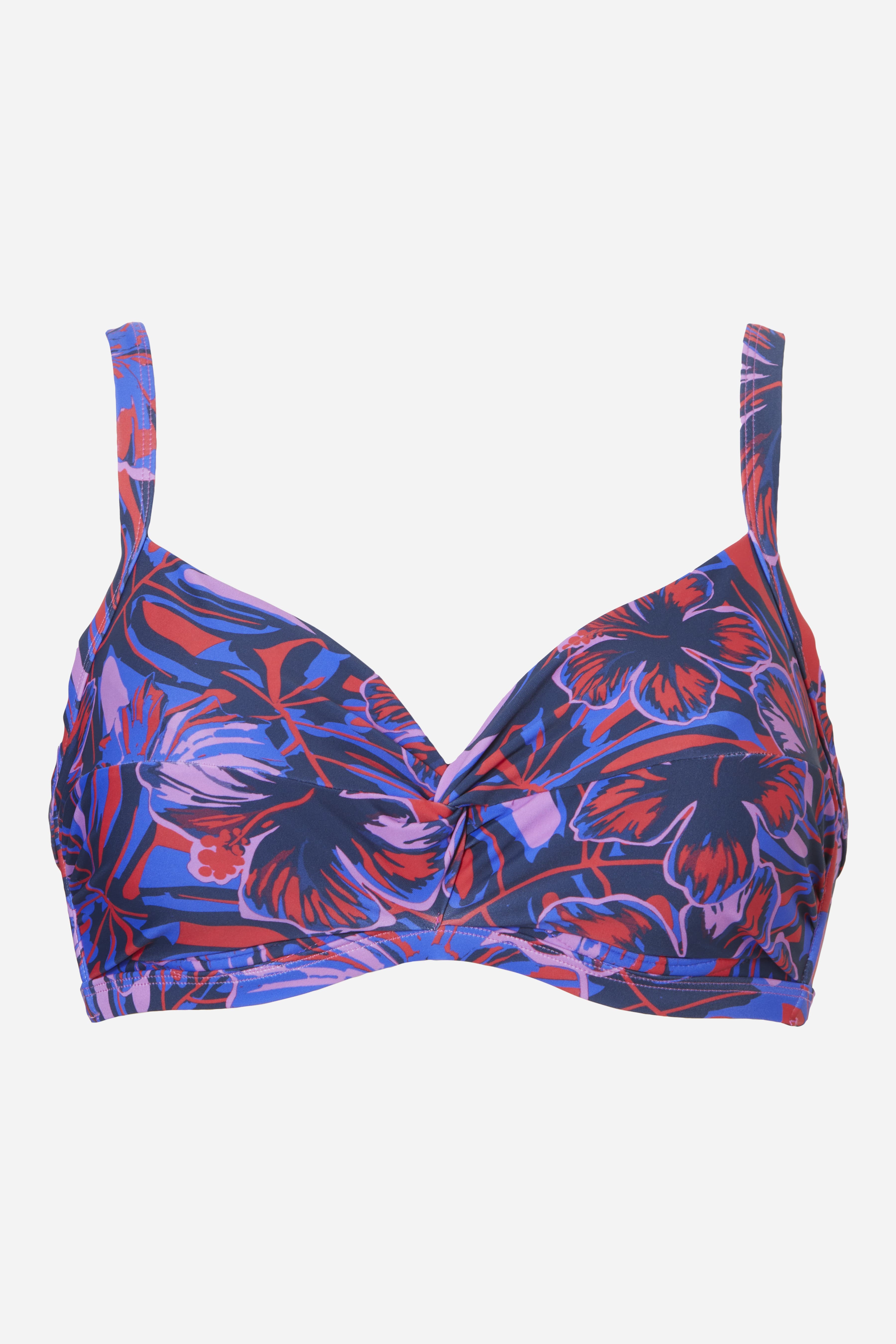 Bindi bikini-top med bøjle - Orange hibiscus