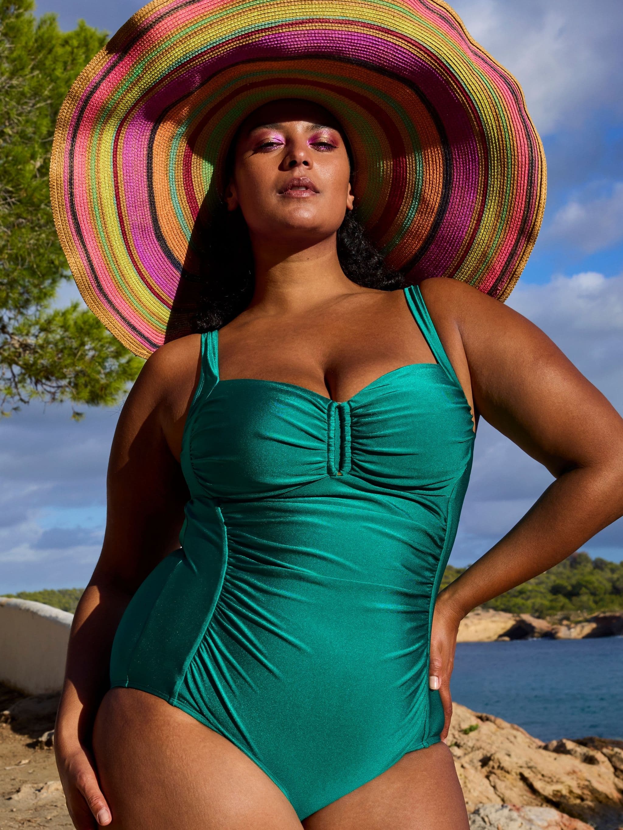 Bodie badedragt - Racing Green