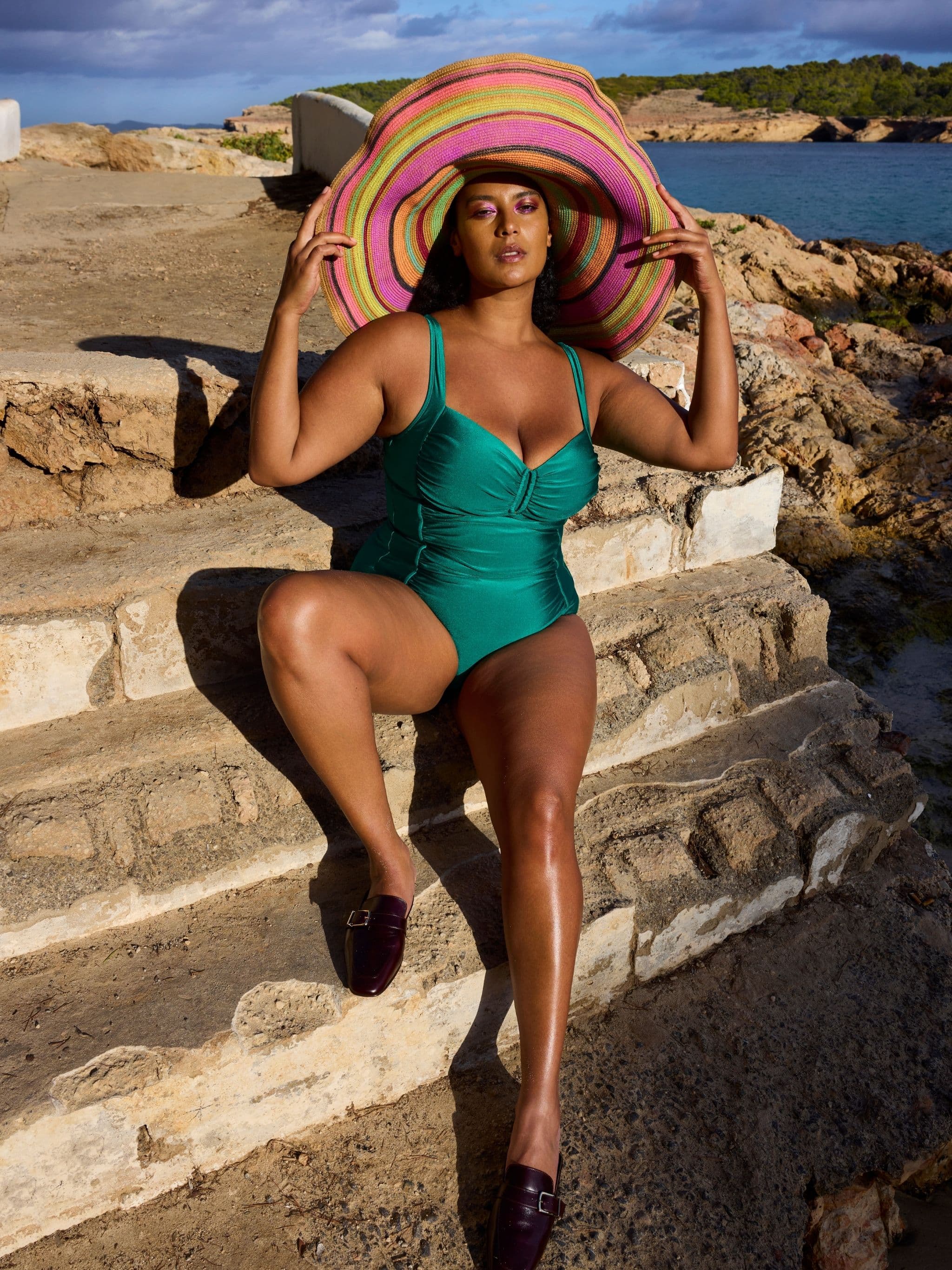 Bodie badedragt - Racing Green