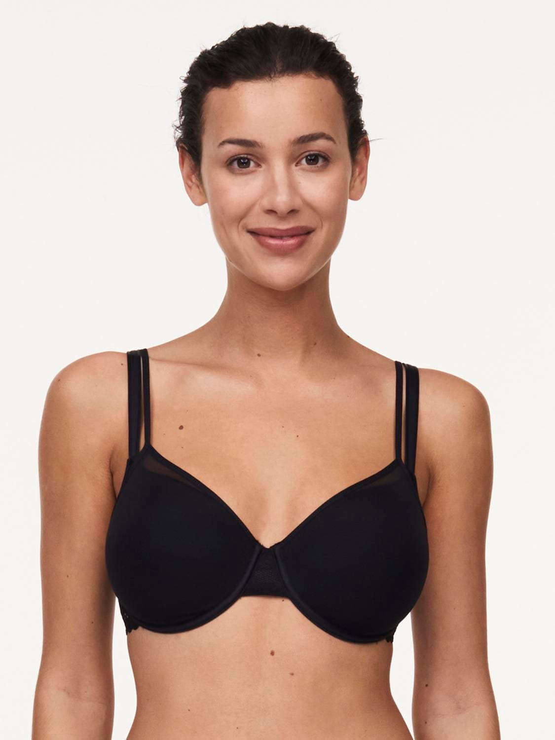 T-shirt BH med spacer materiale - Black