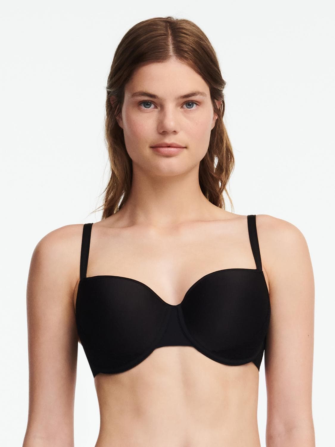 Half cup BH med memory foam - Black