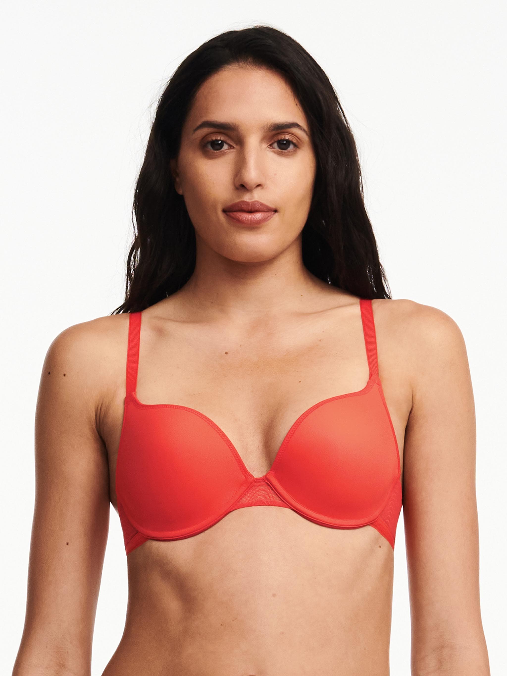 Push-up BH med ekstra foring - Red