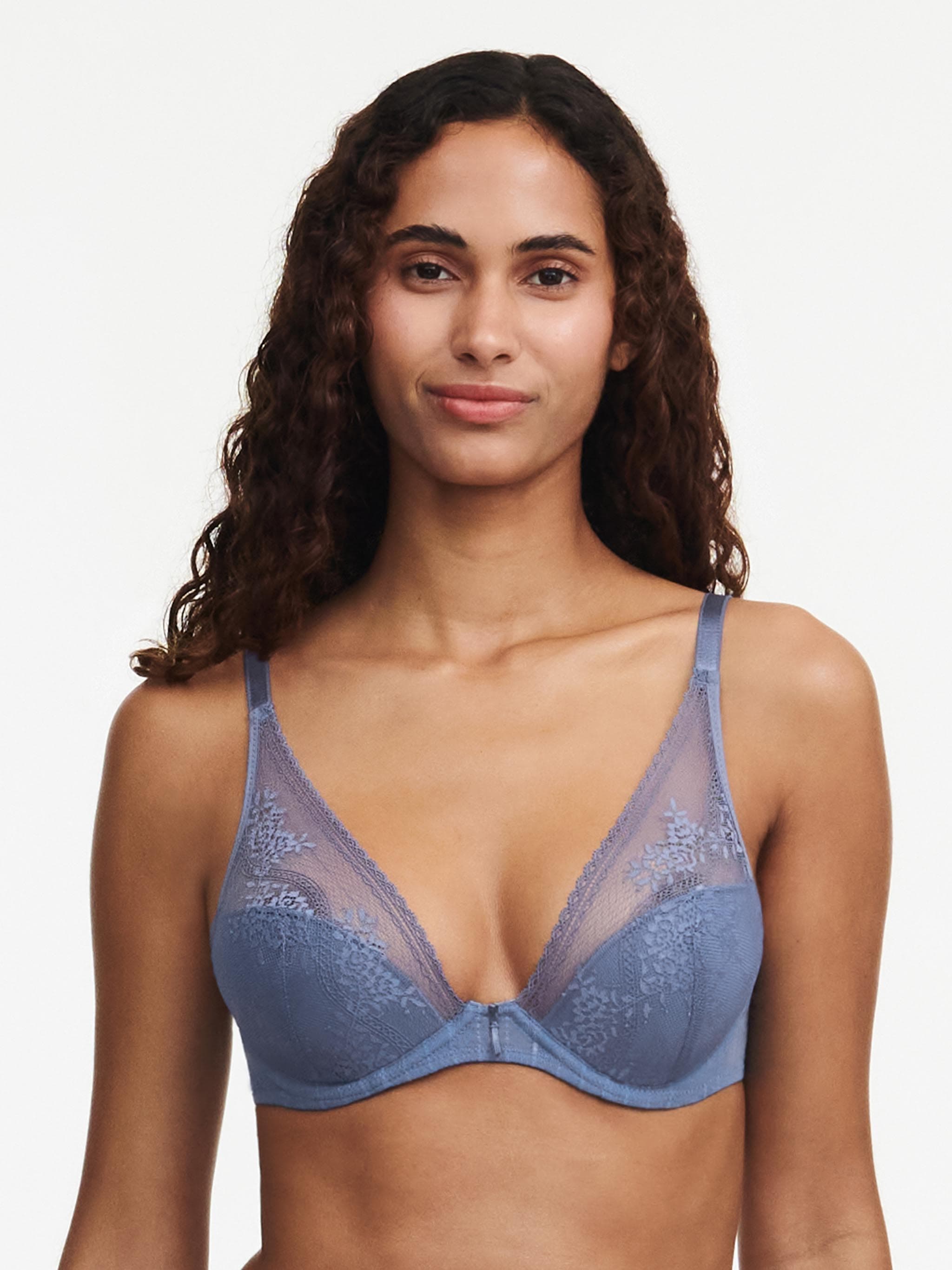 Plunge t-shirt BH - Blue