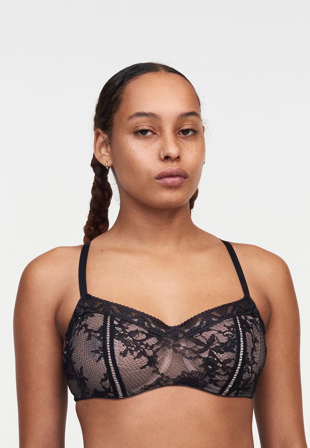 Half cup BH - Black