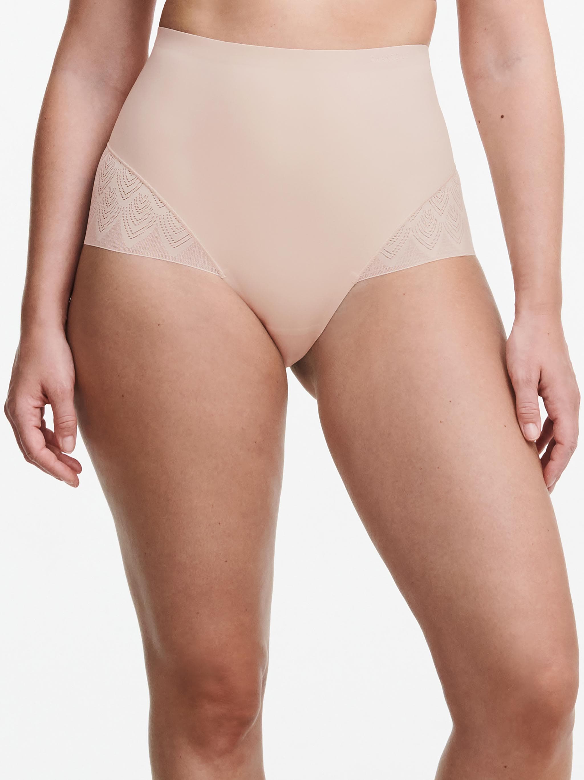 Højtaljet trusse med shaping effekt - Golden Beige