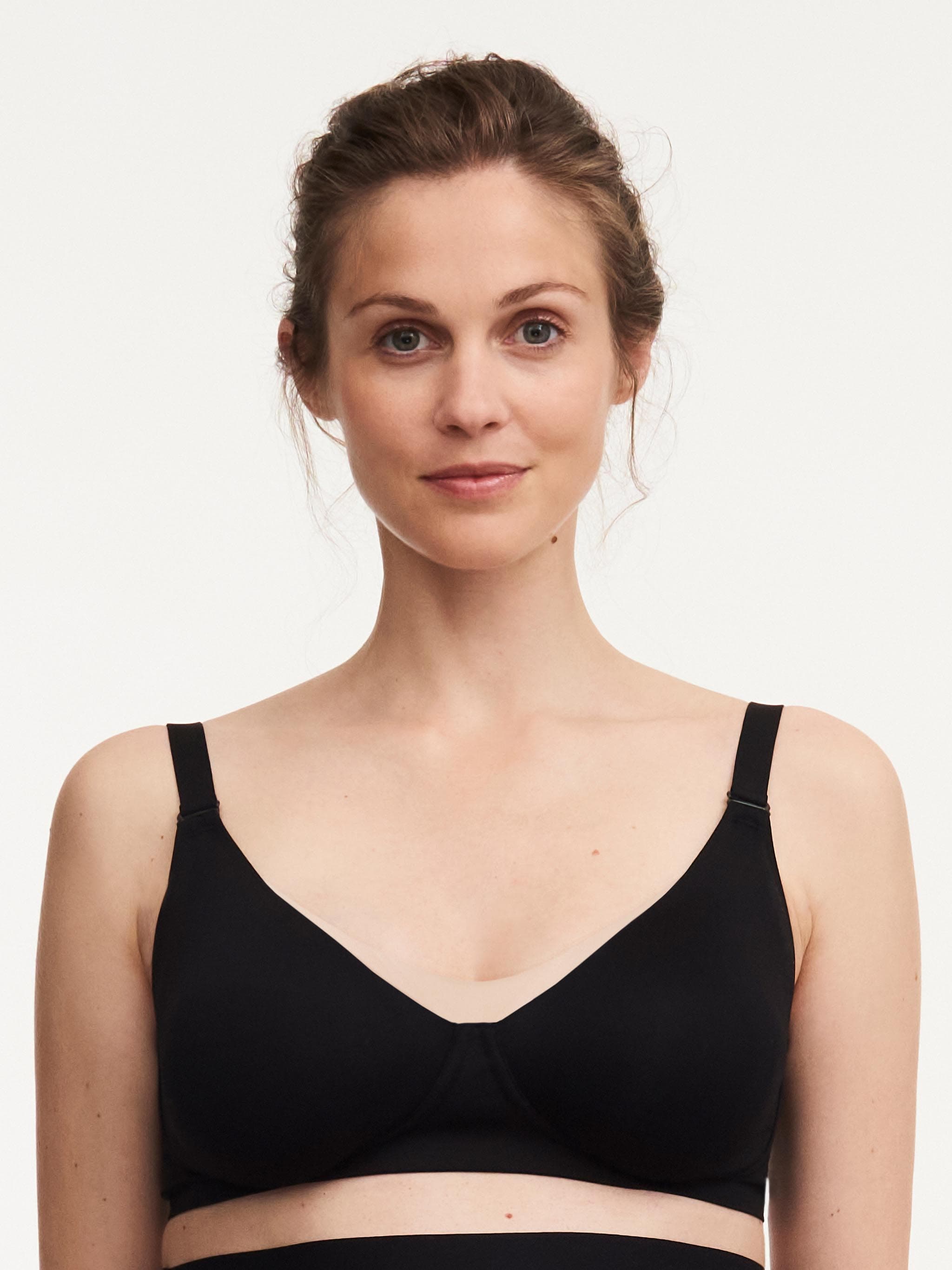 Bøjlefri amme BH - Black