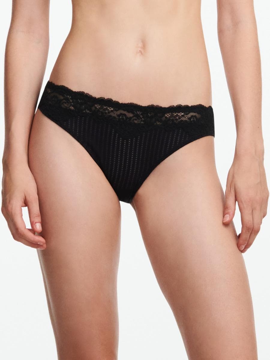 Højtaljet trusse - Black