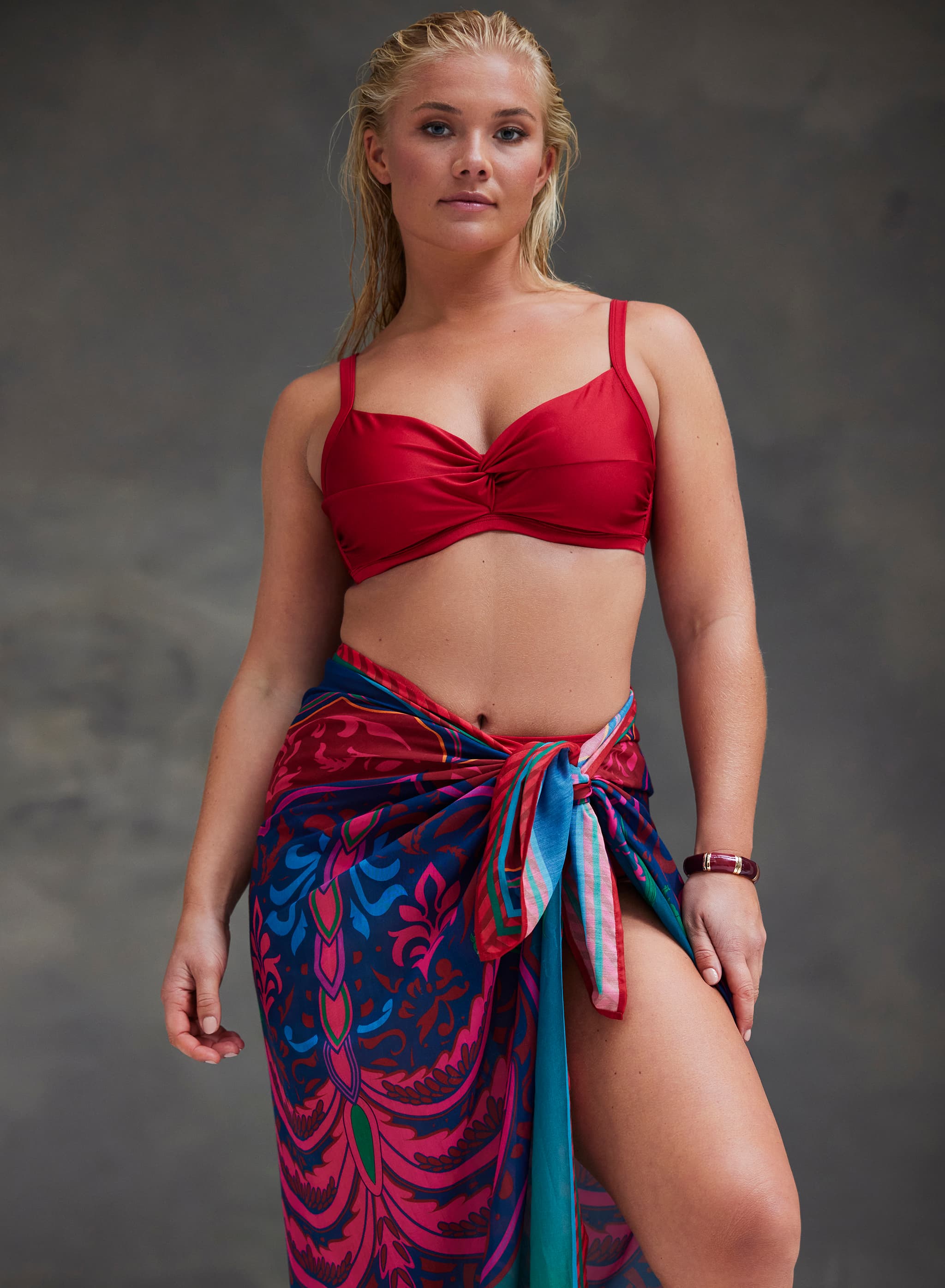Strandkjole - Pink Palm