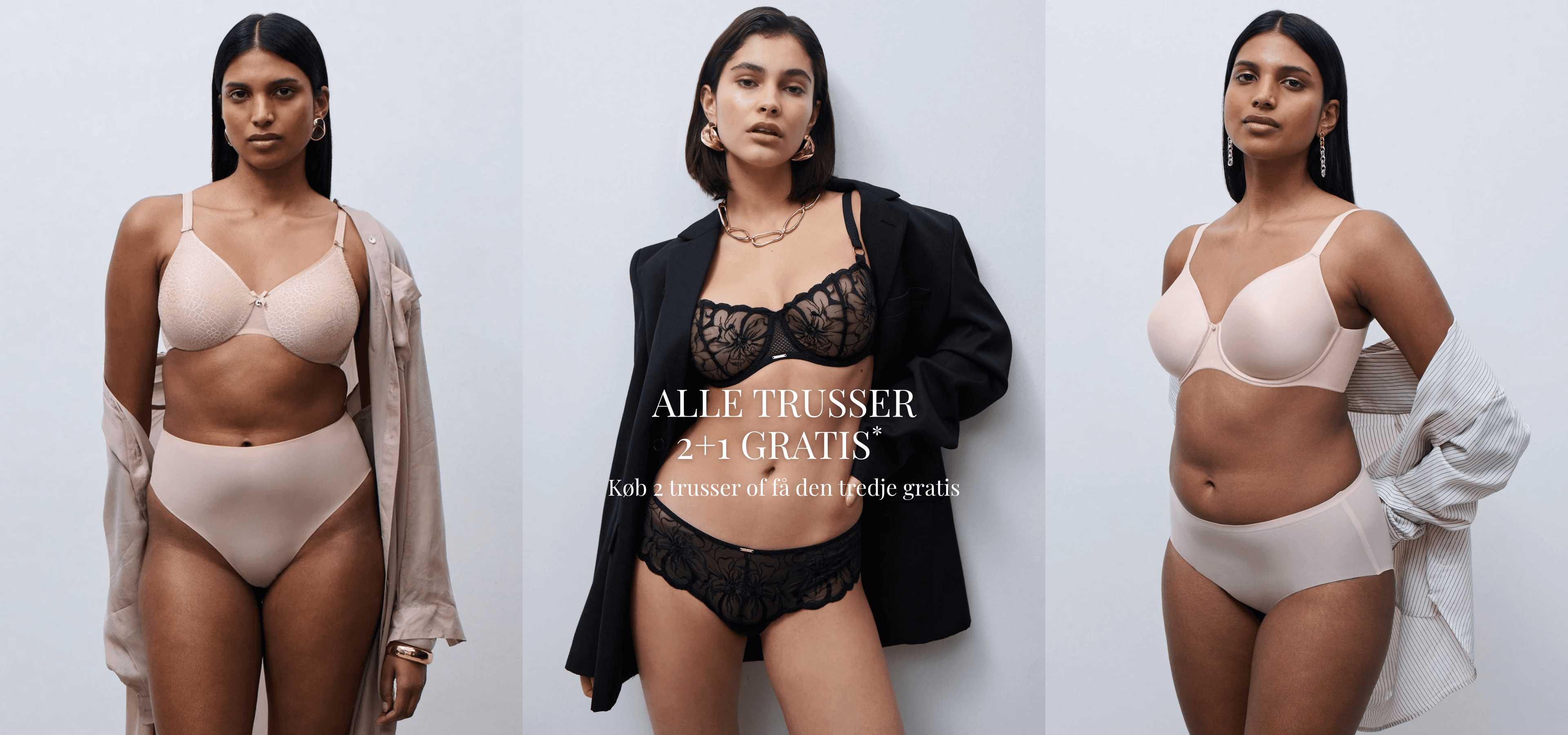 Alle trusser 2+1 gratis