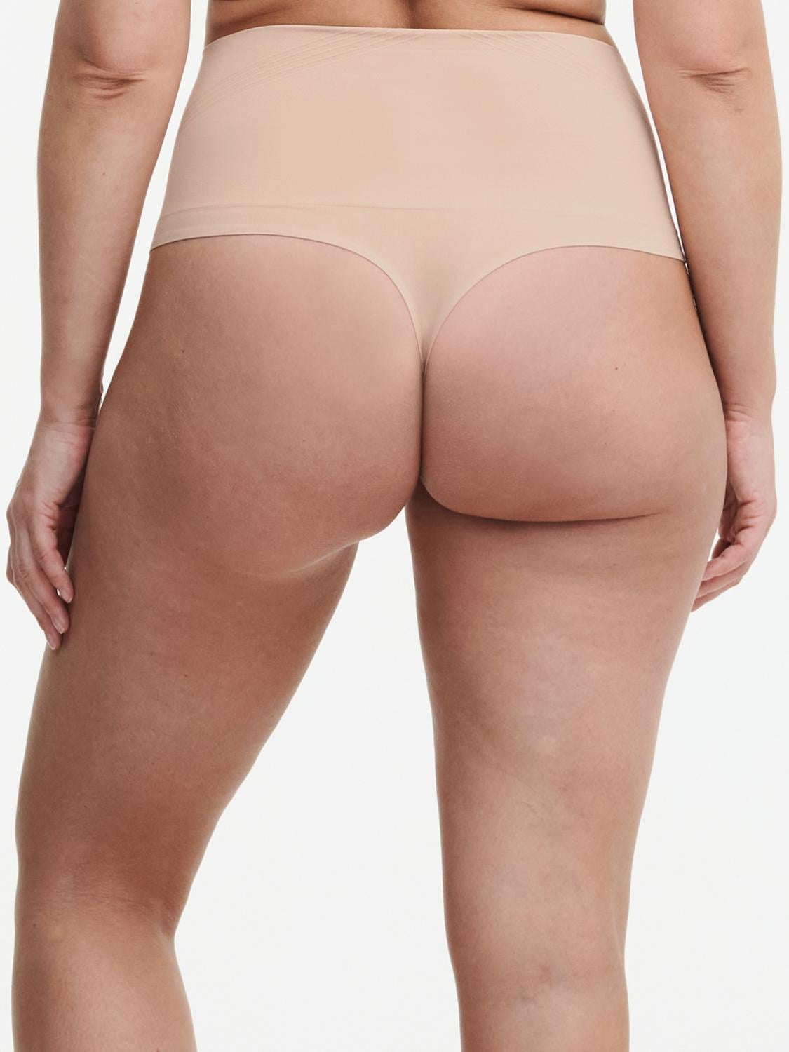 High waist Thong - Clay Nude