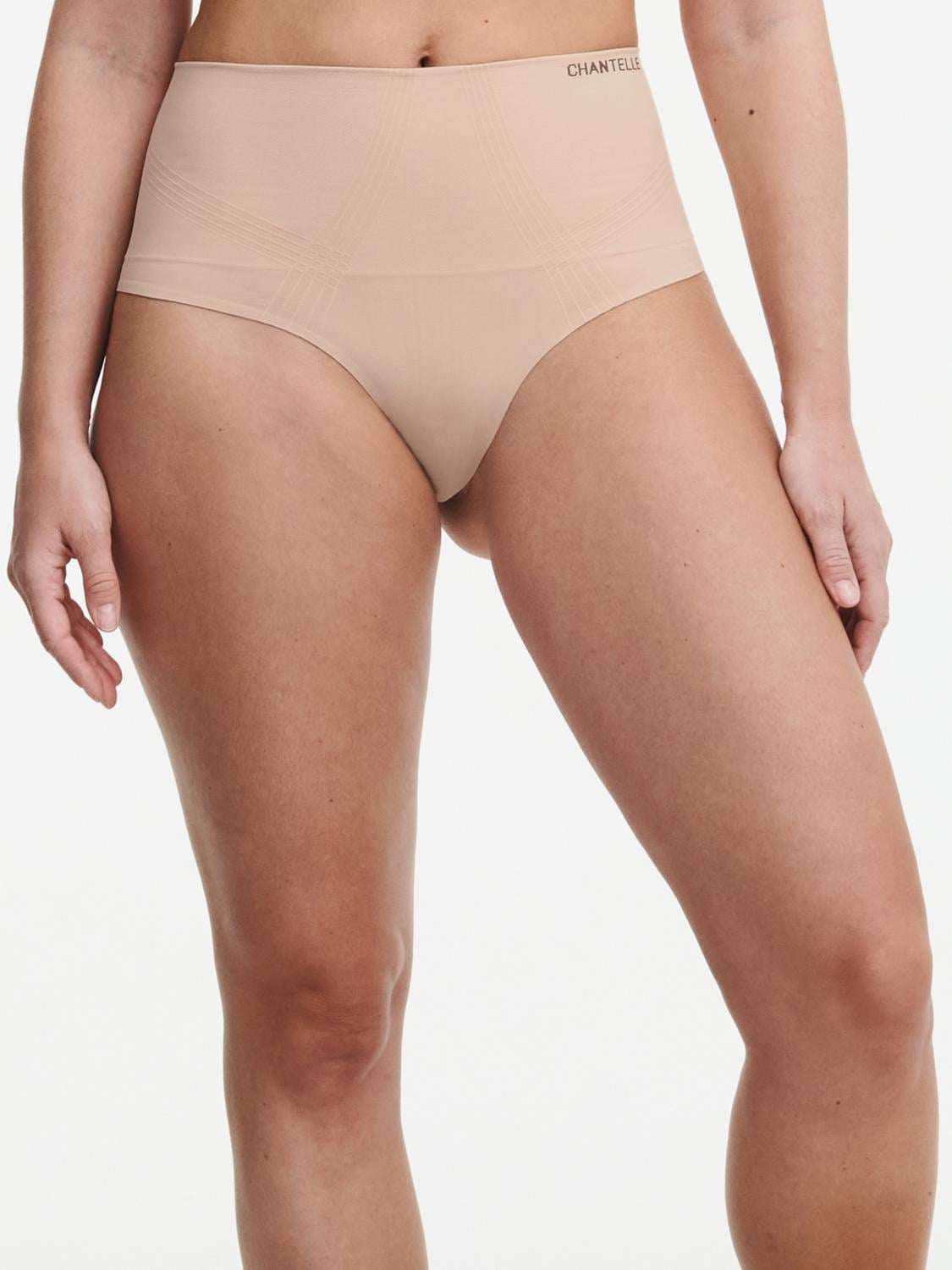 High waist Thong - Clay Nude