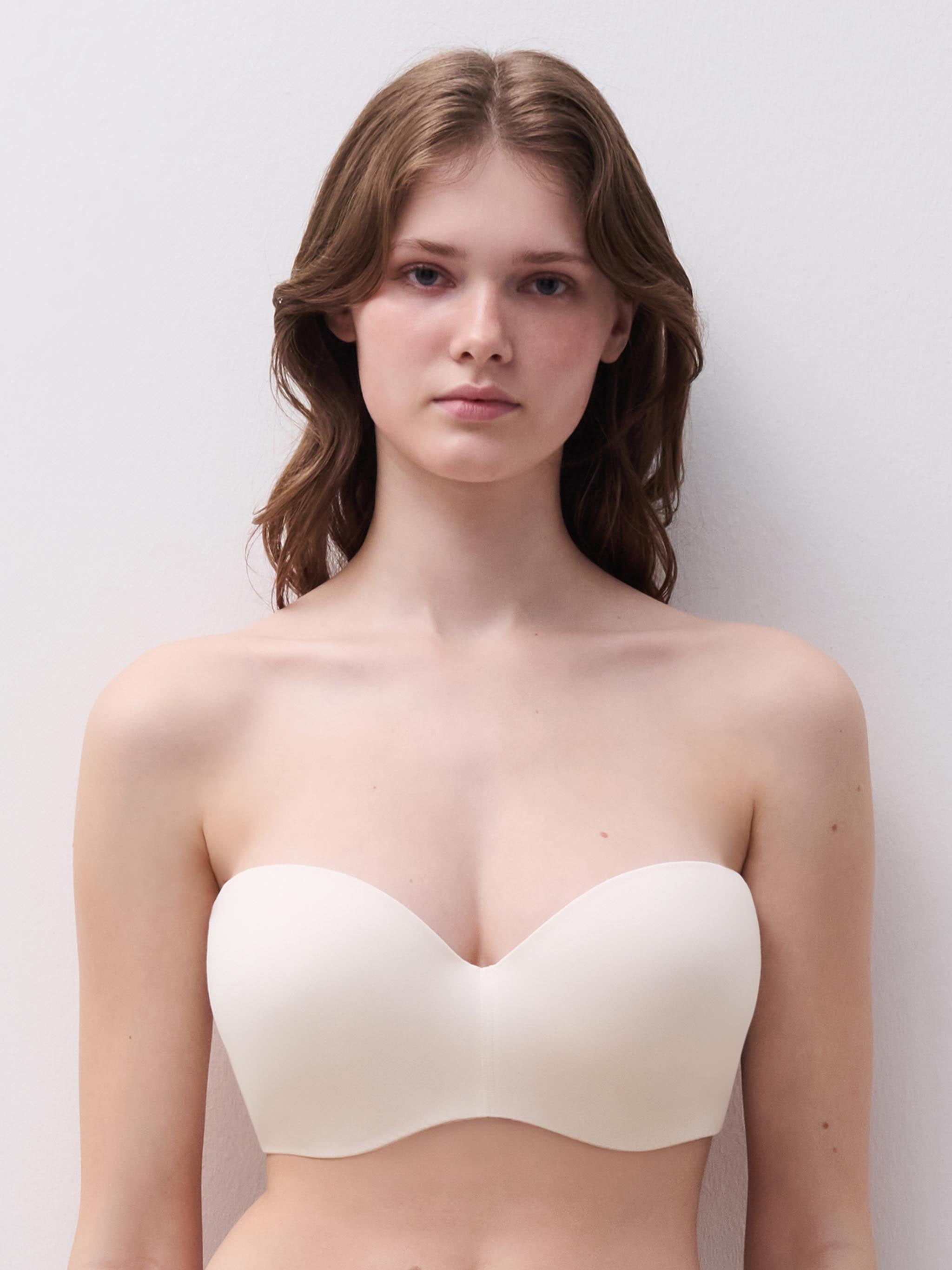 Stropløs t-shirt BH - Talc