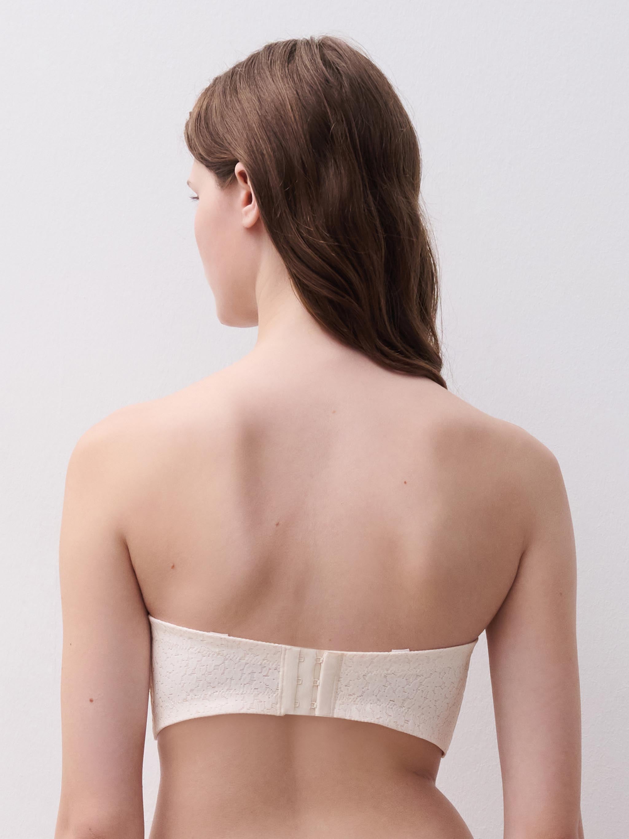 Stropløs t-shirt BH - Talc