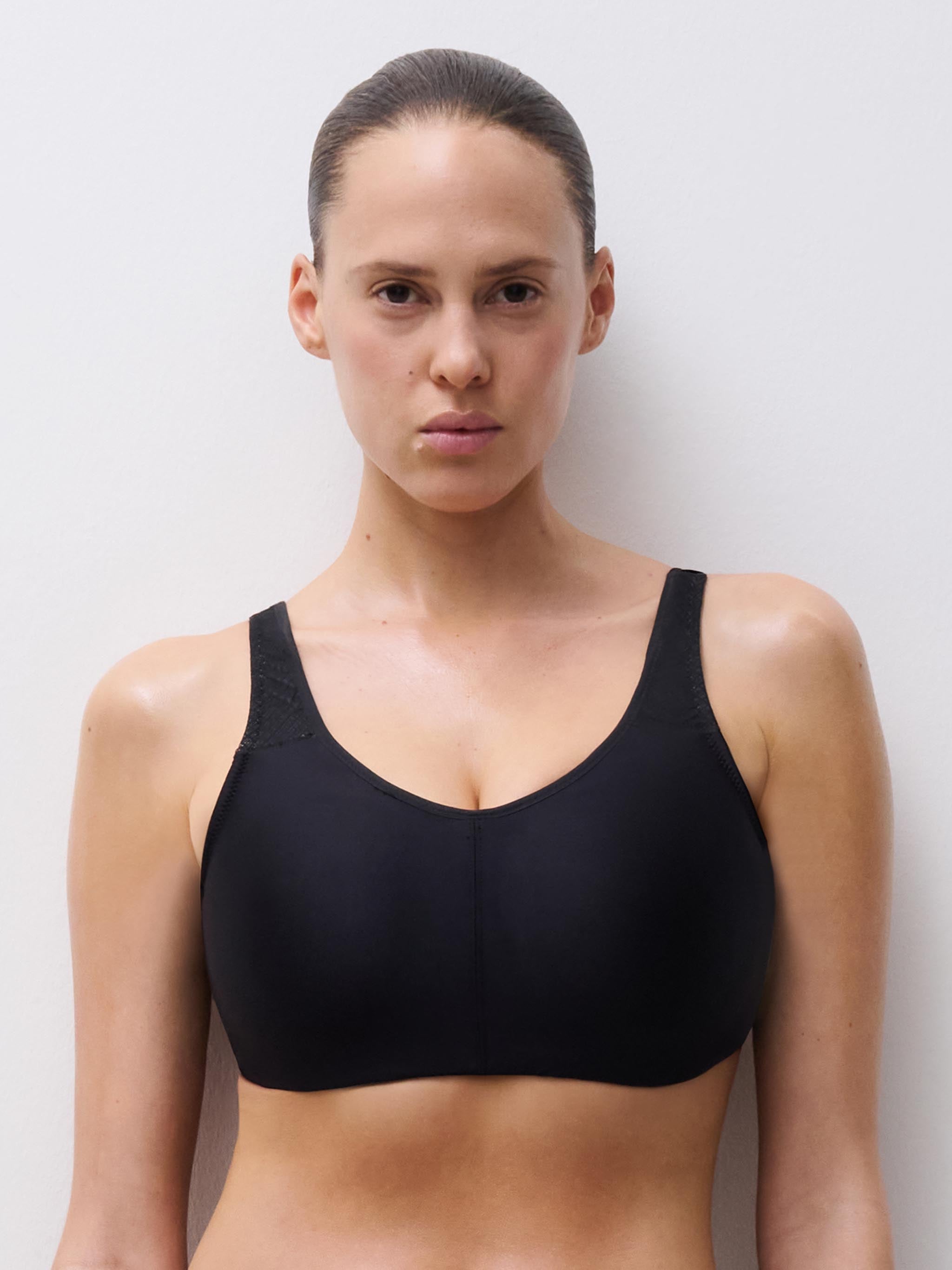 Sports BH - høj intensitetstræning - Black