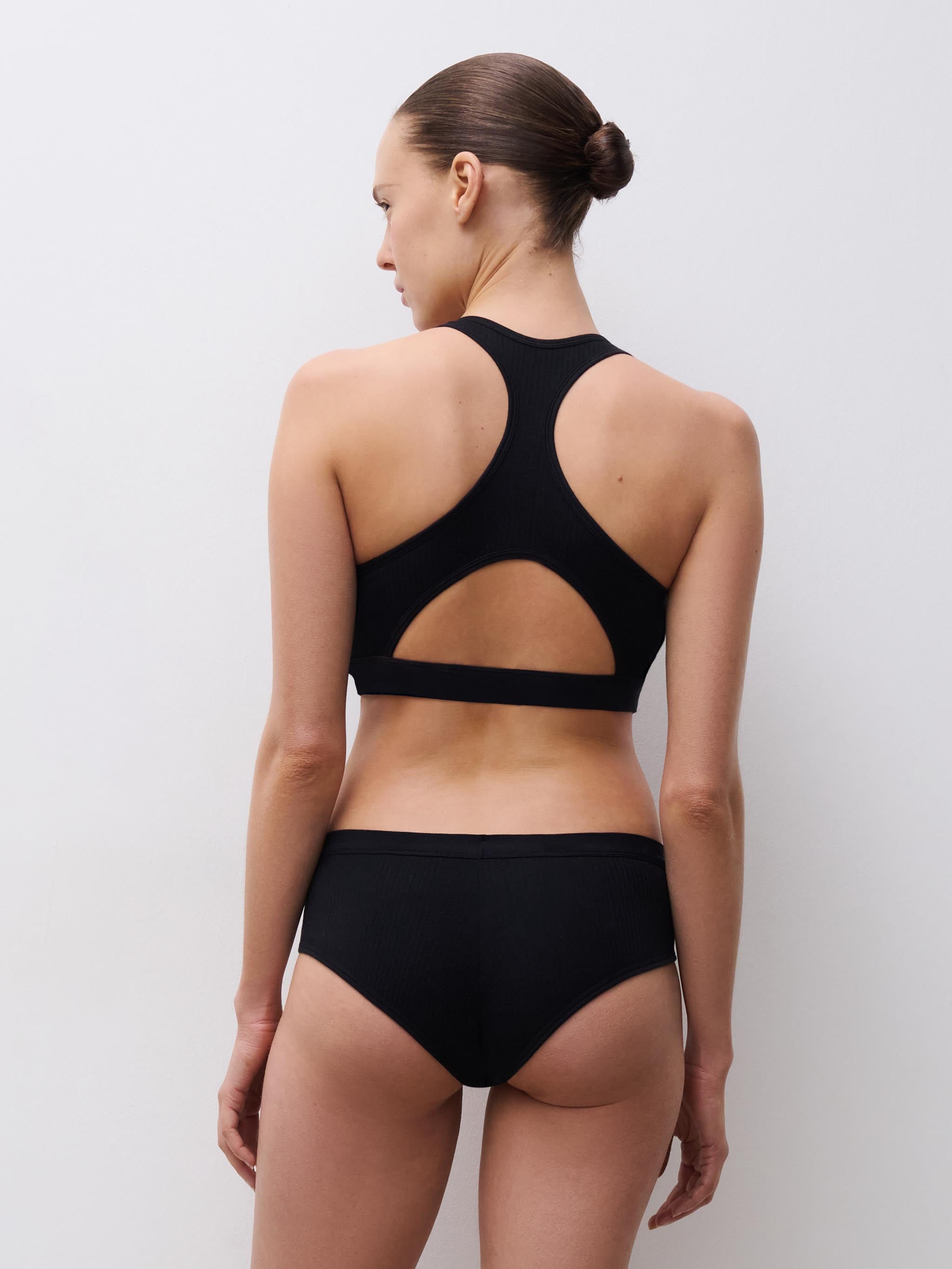 Soft top - bomuld - Black