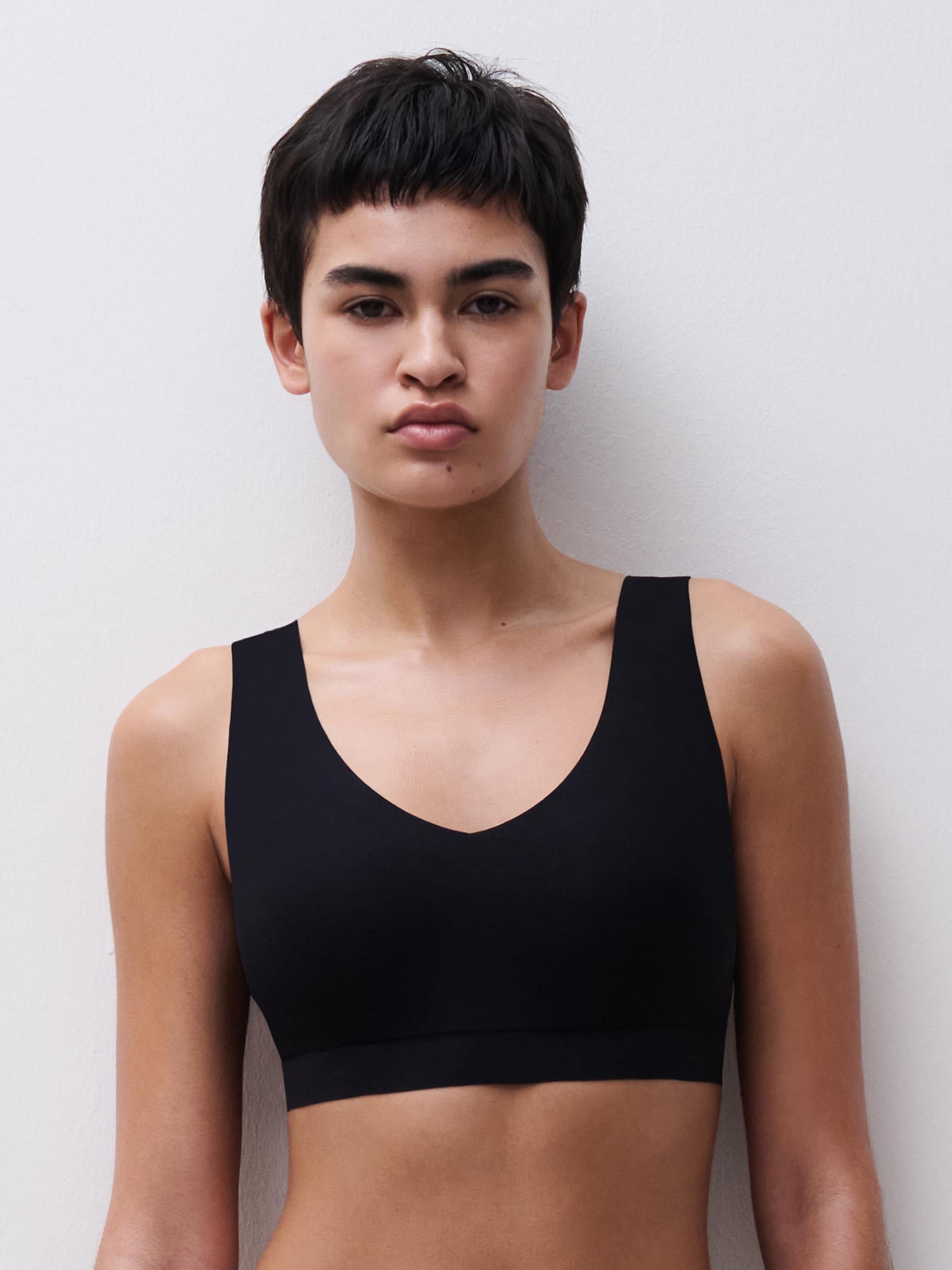 Foret bøjlefri-BH - Black