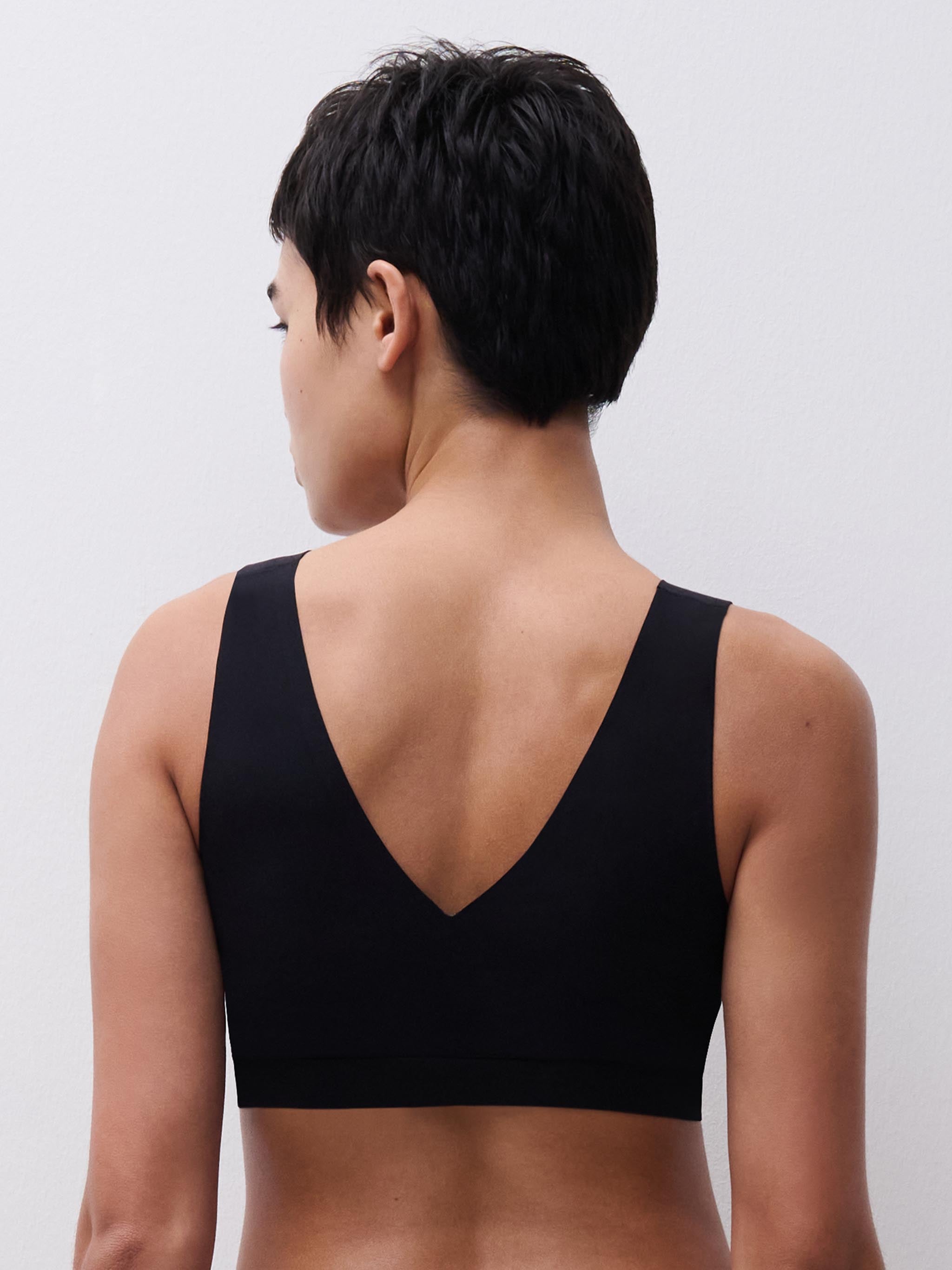 Foret bøjlefri-BH - Black