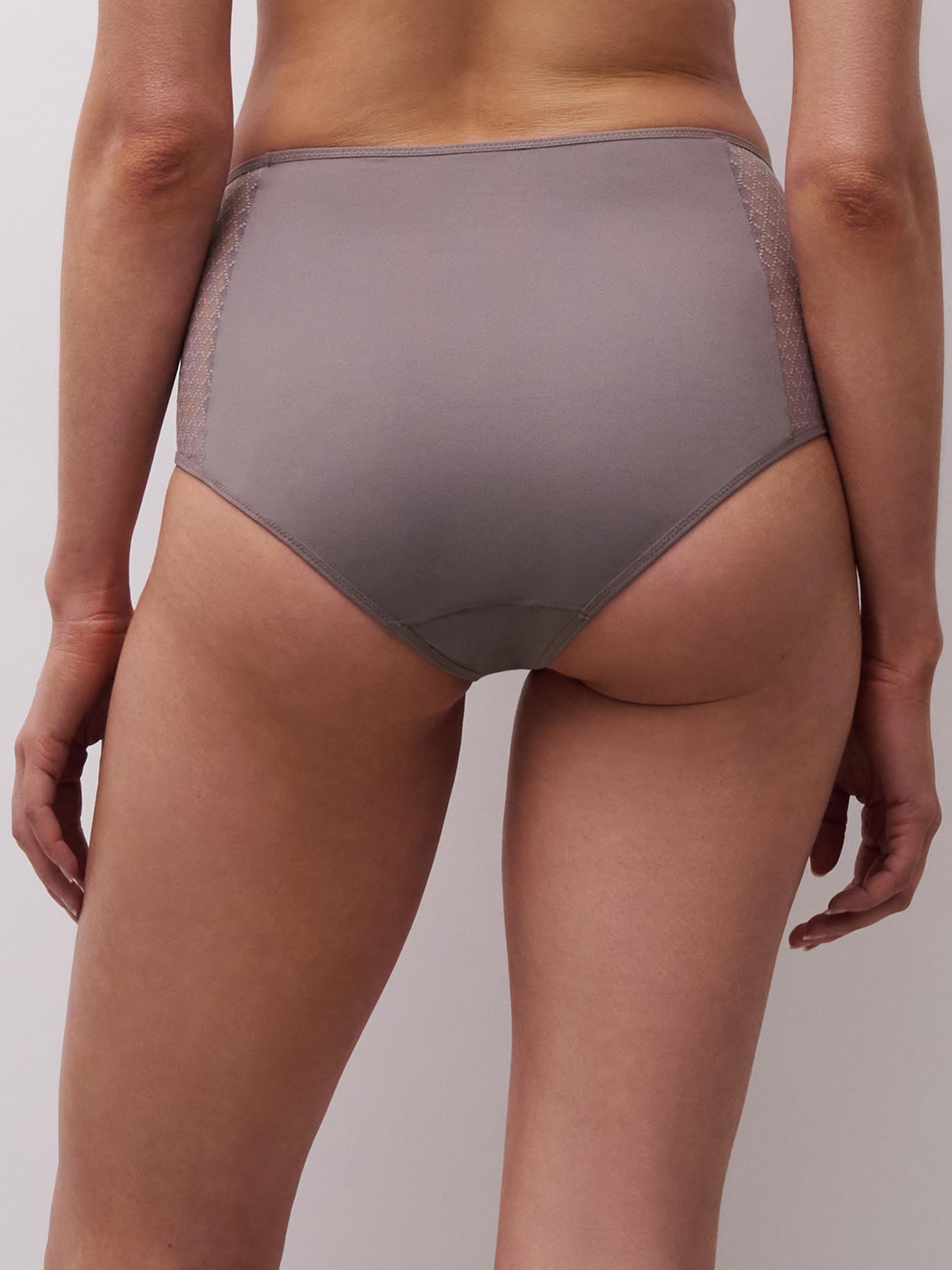 Høj talje slip - Bronzed Taupe