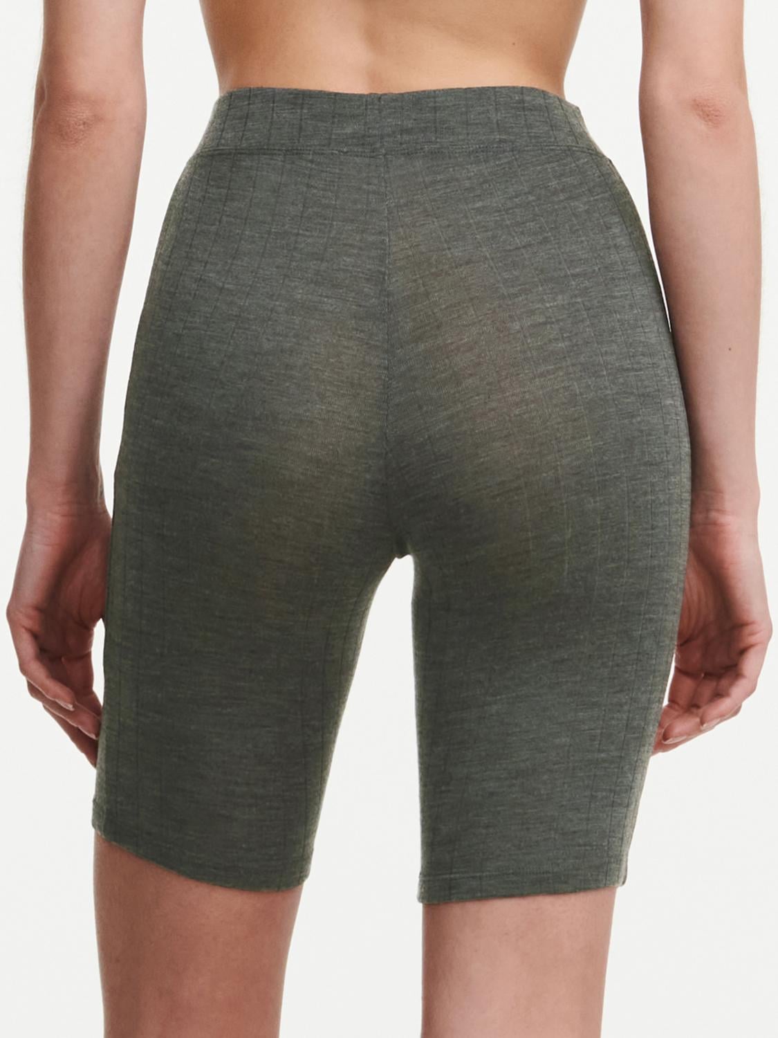 Shorts - merinould og silke - Slate Grey