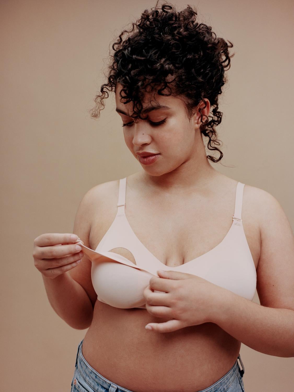 Bøjlefri amme BH - Golden Beige