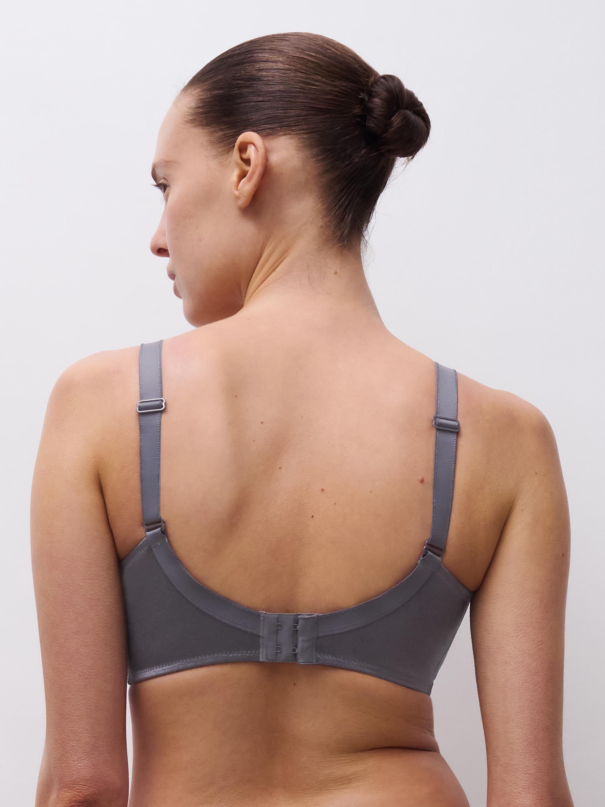 Ikke formet bh med bøjle - Slate Grey