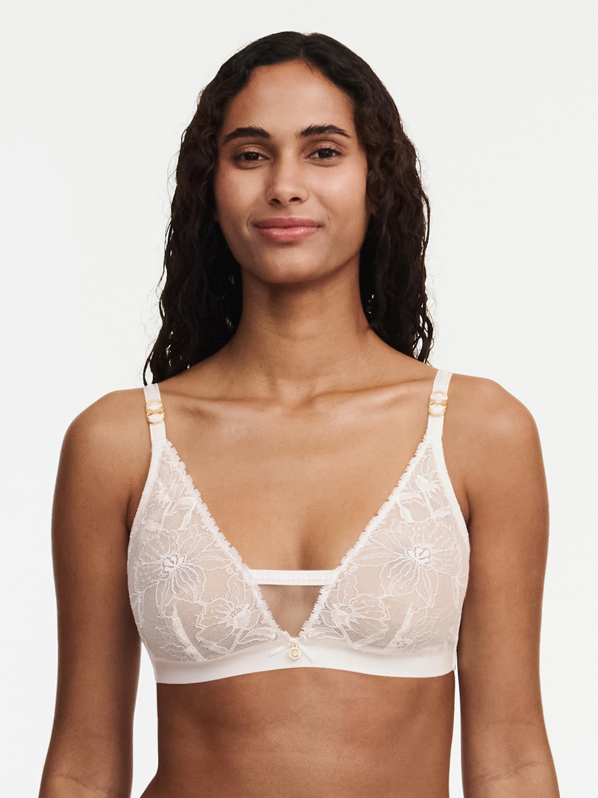 Bøjlefri trekants BH - Milk