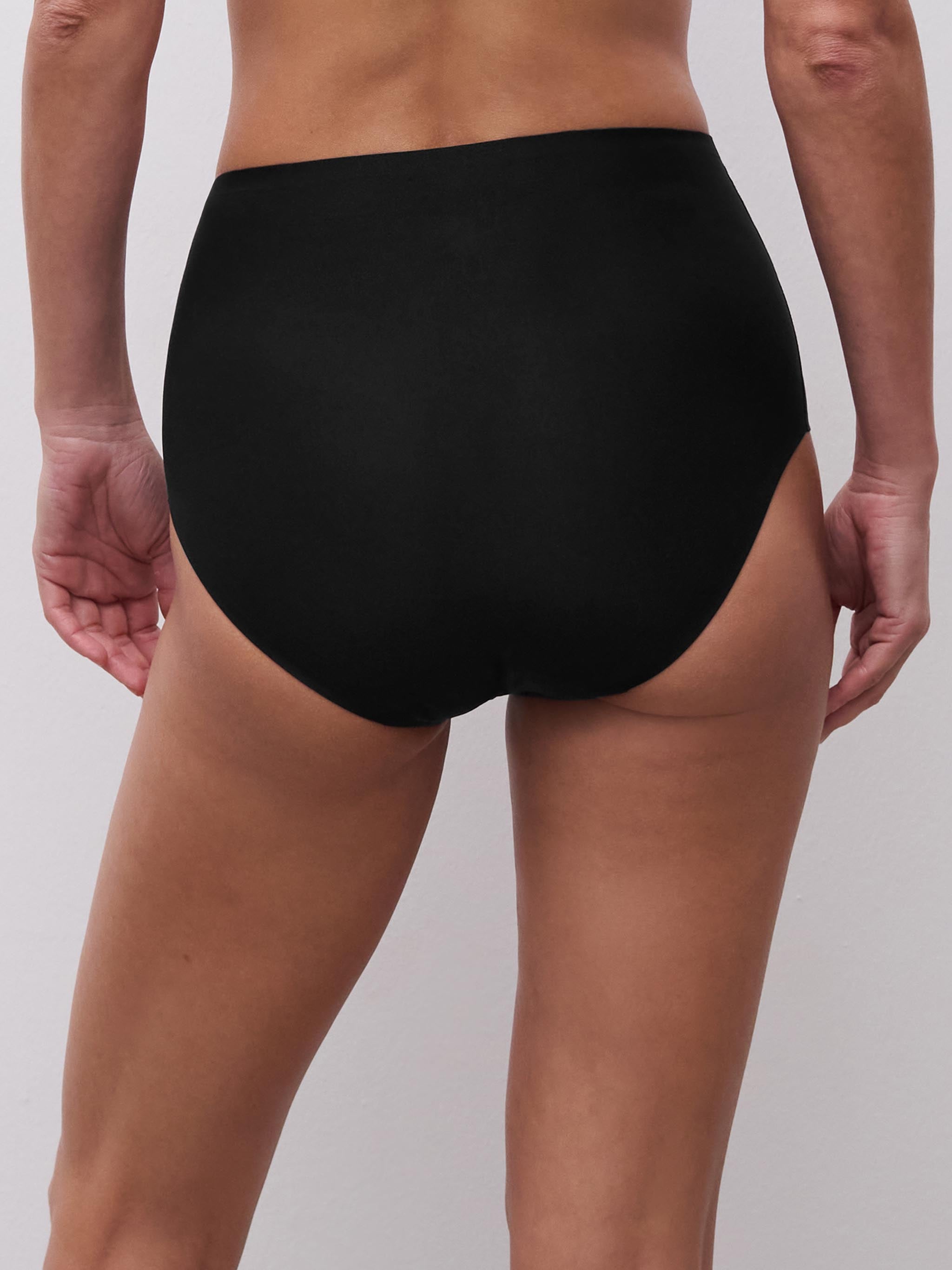 Højtaljet trusse - one size - Black