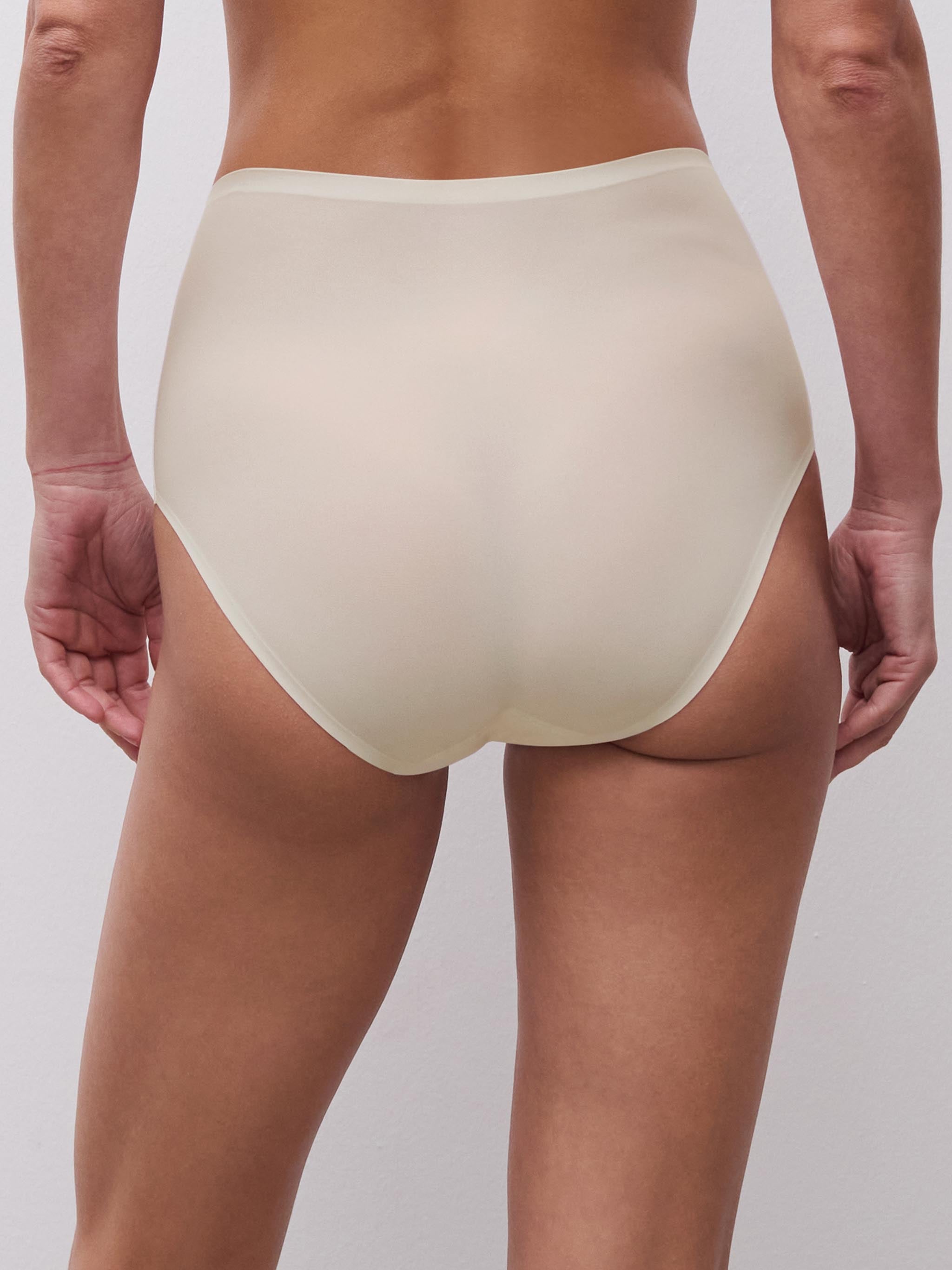 Højtaljet trusse - one size - Ivory