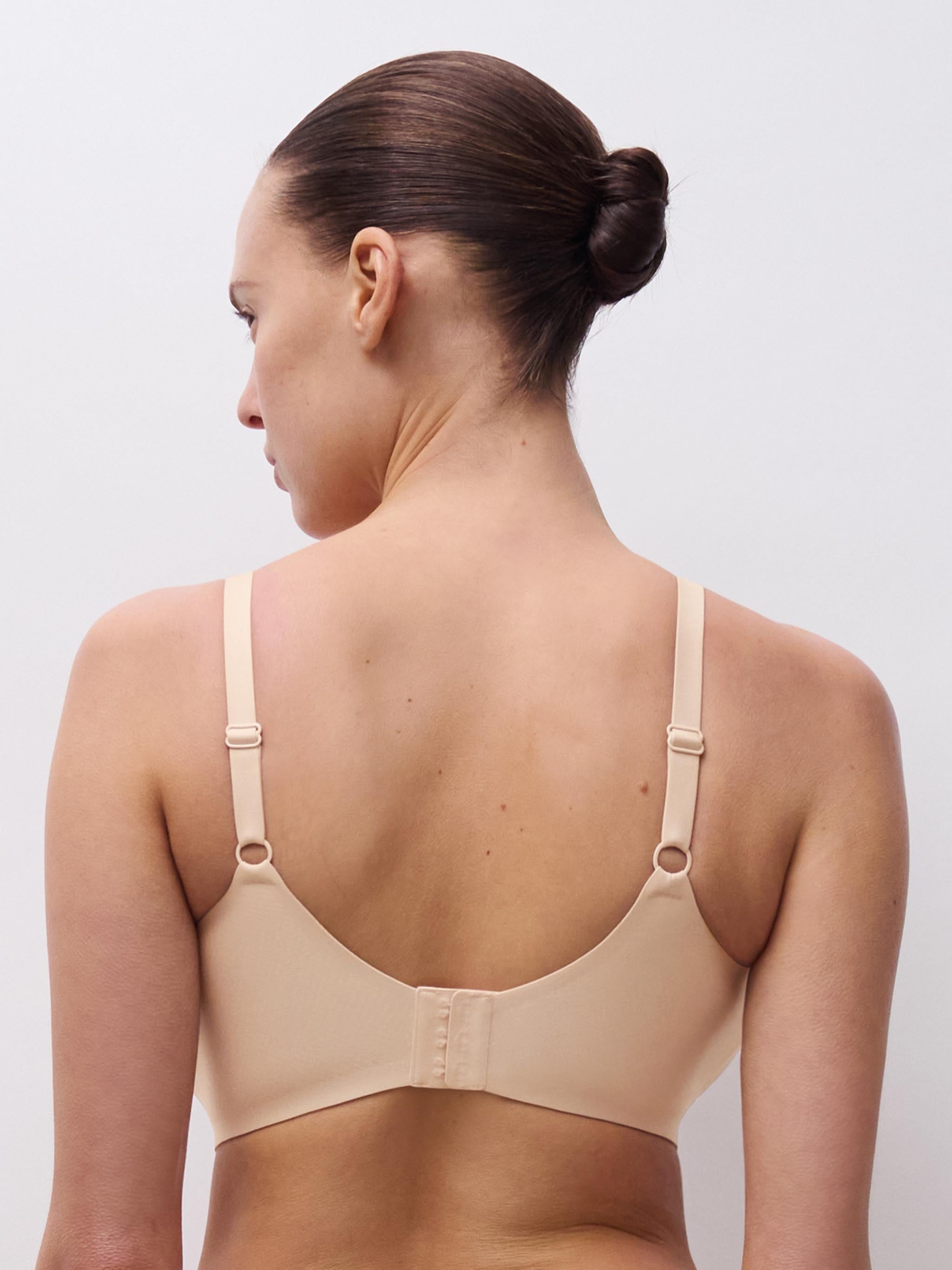 Top med V-hals - Golden Beige