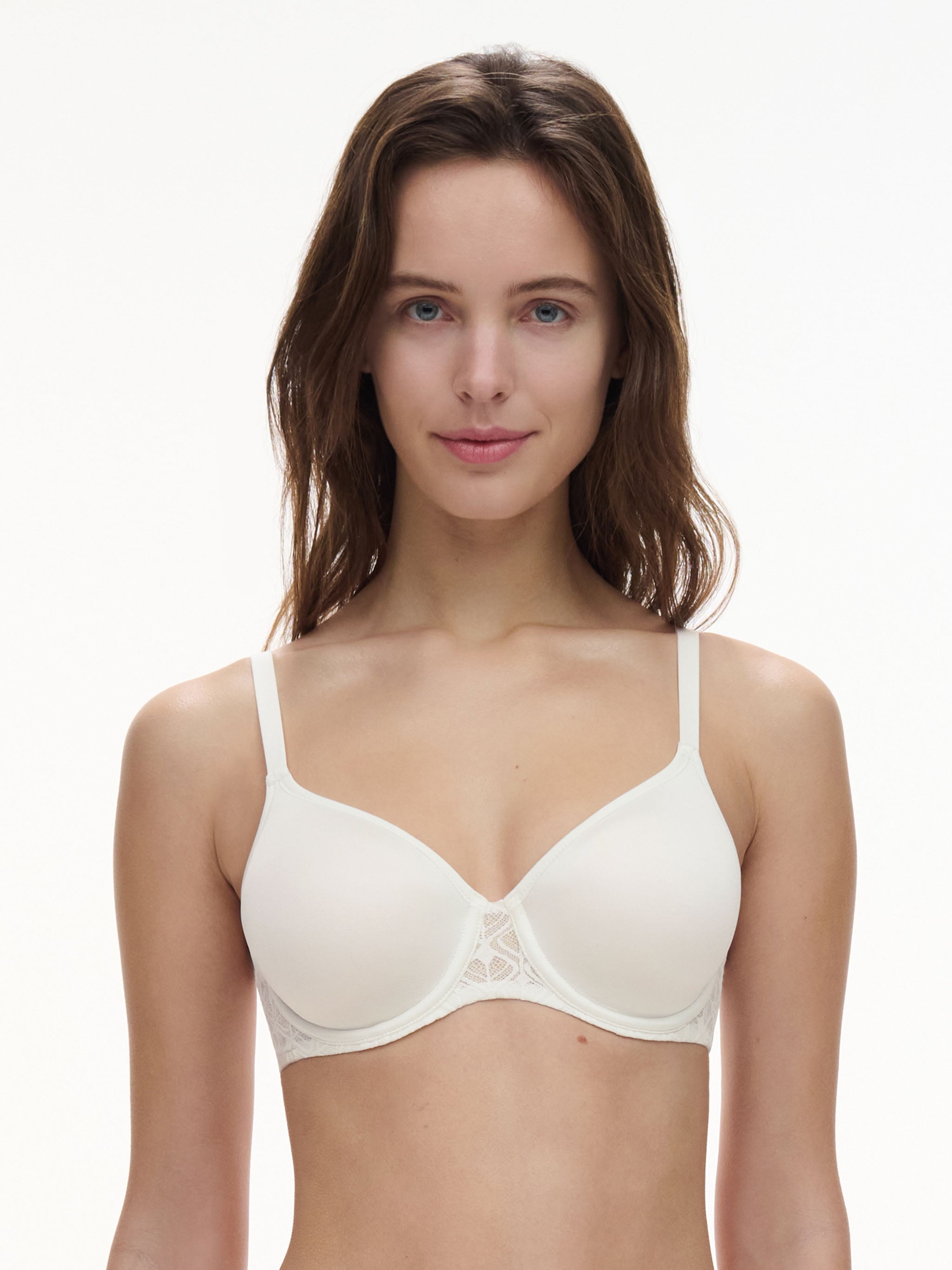 T-shirt BH med spacer materiale - Milk