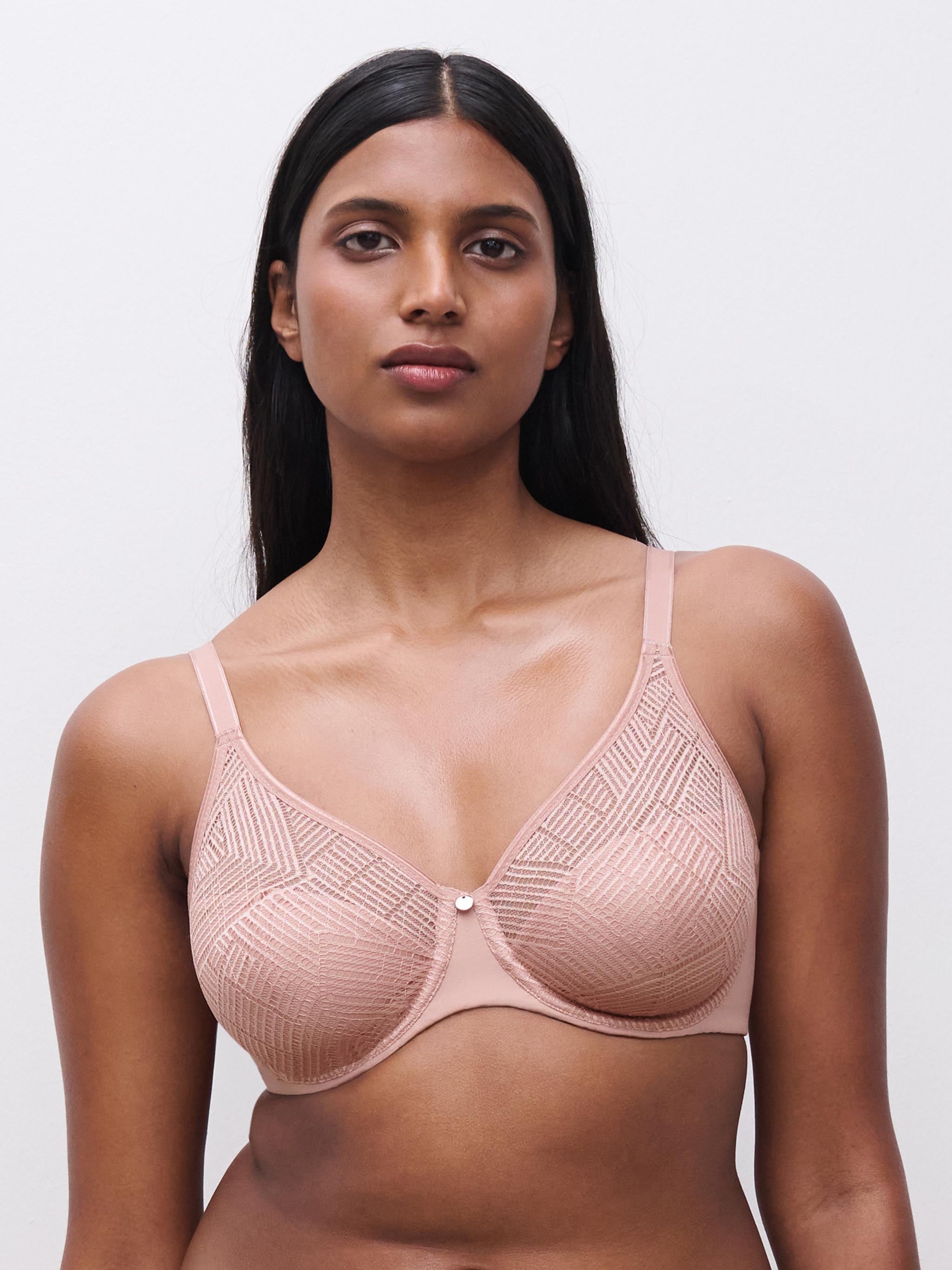 Ikke formet bh med bøjle - Rose