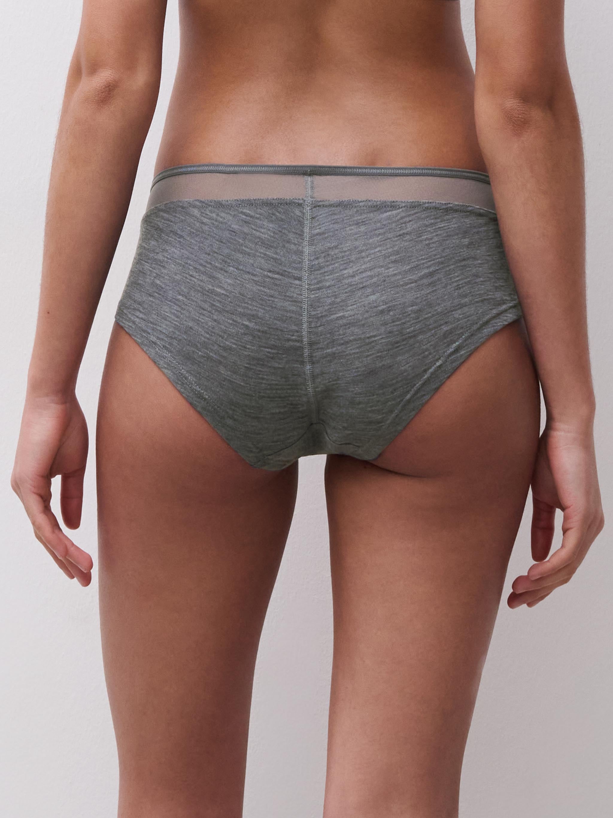 Pants - 100% merinould - Heather grey