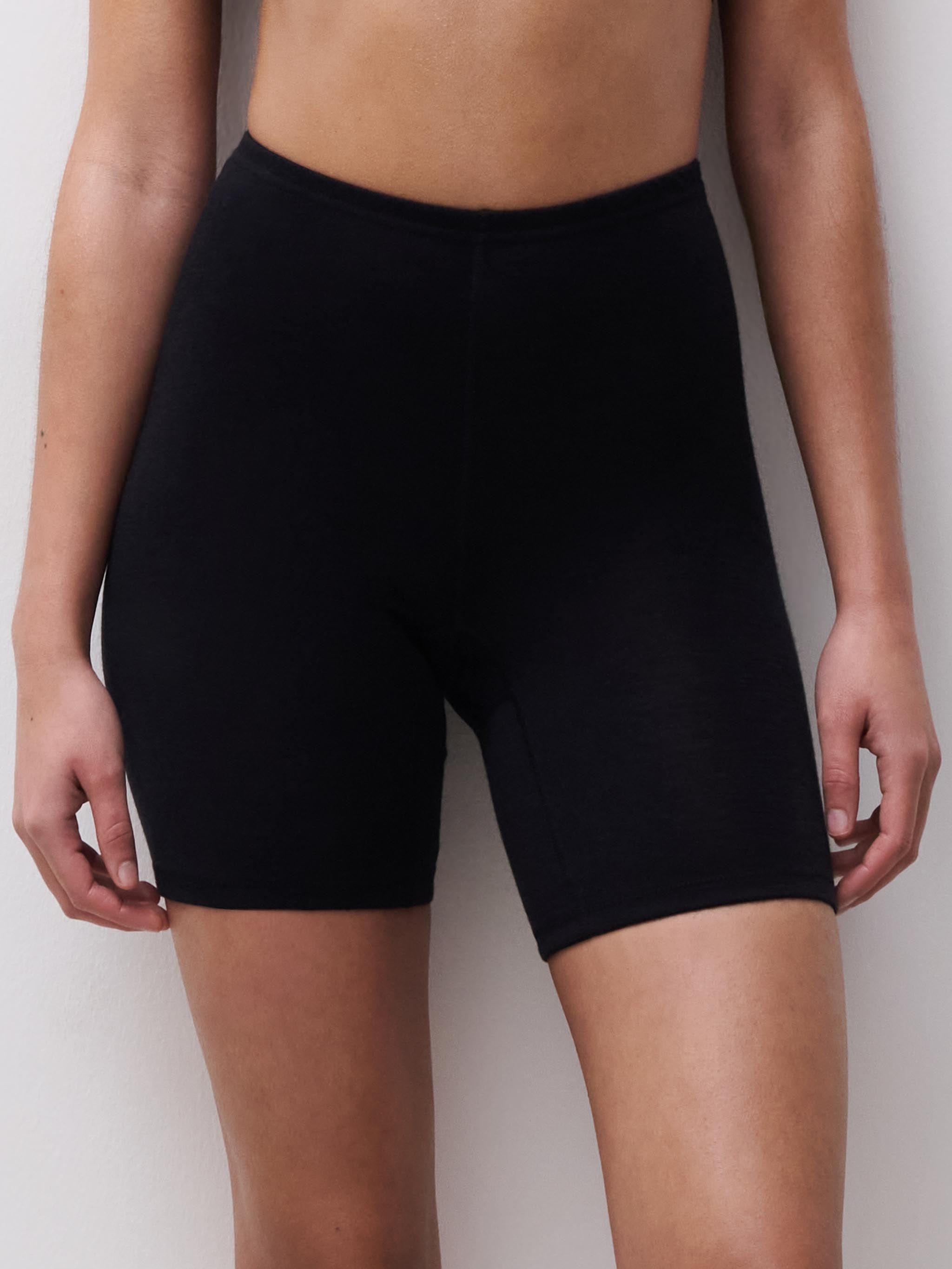Shorts - 100% merinould - Black