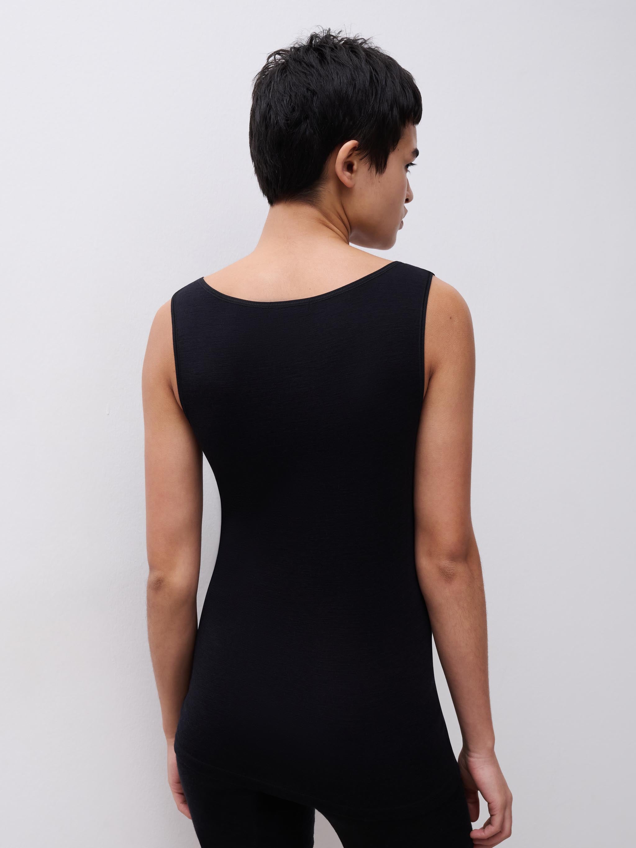 Top -100% merinould - Black