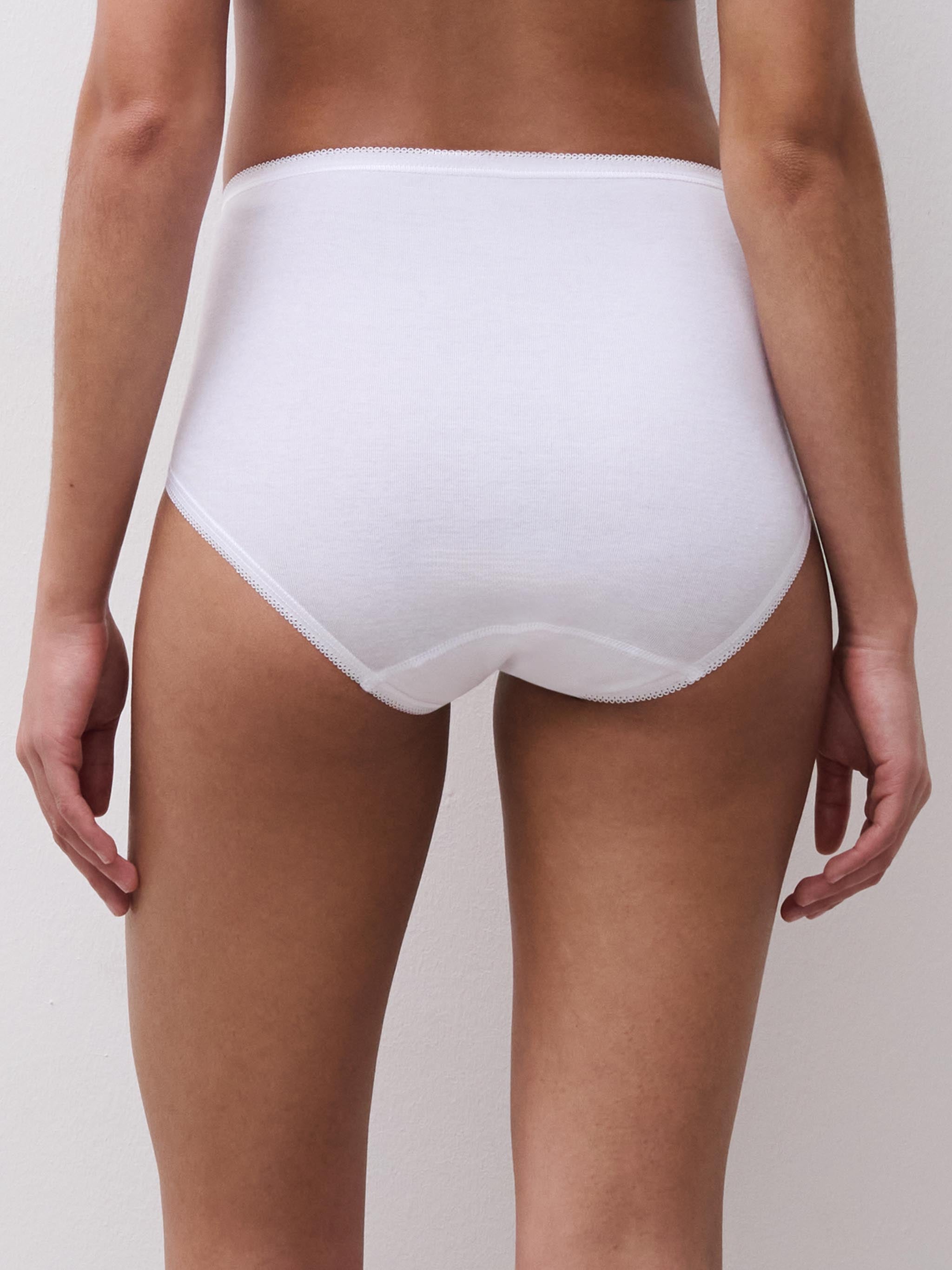 Midi trusse - 100% bomuld - White