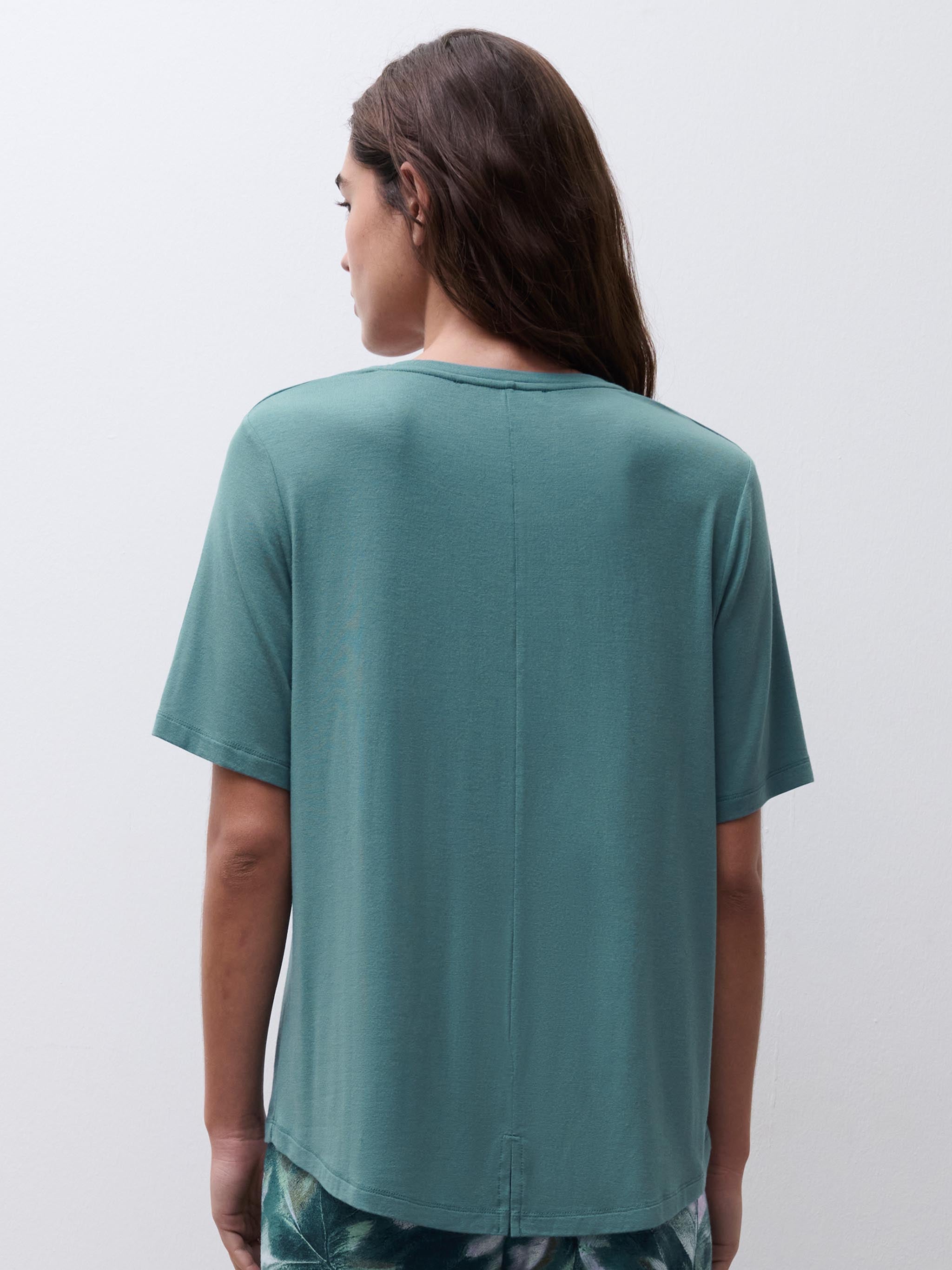 Yara top - Peacock Green